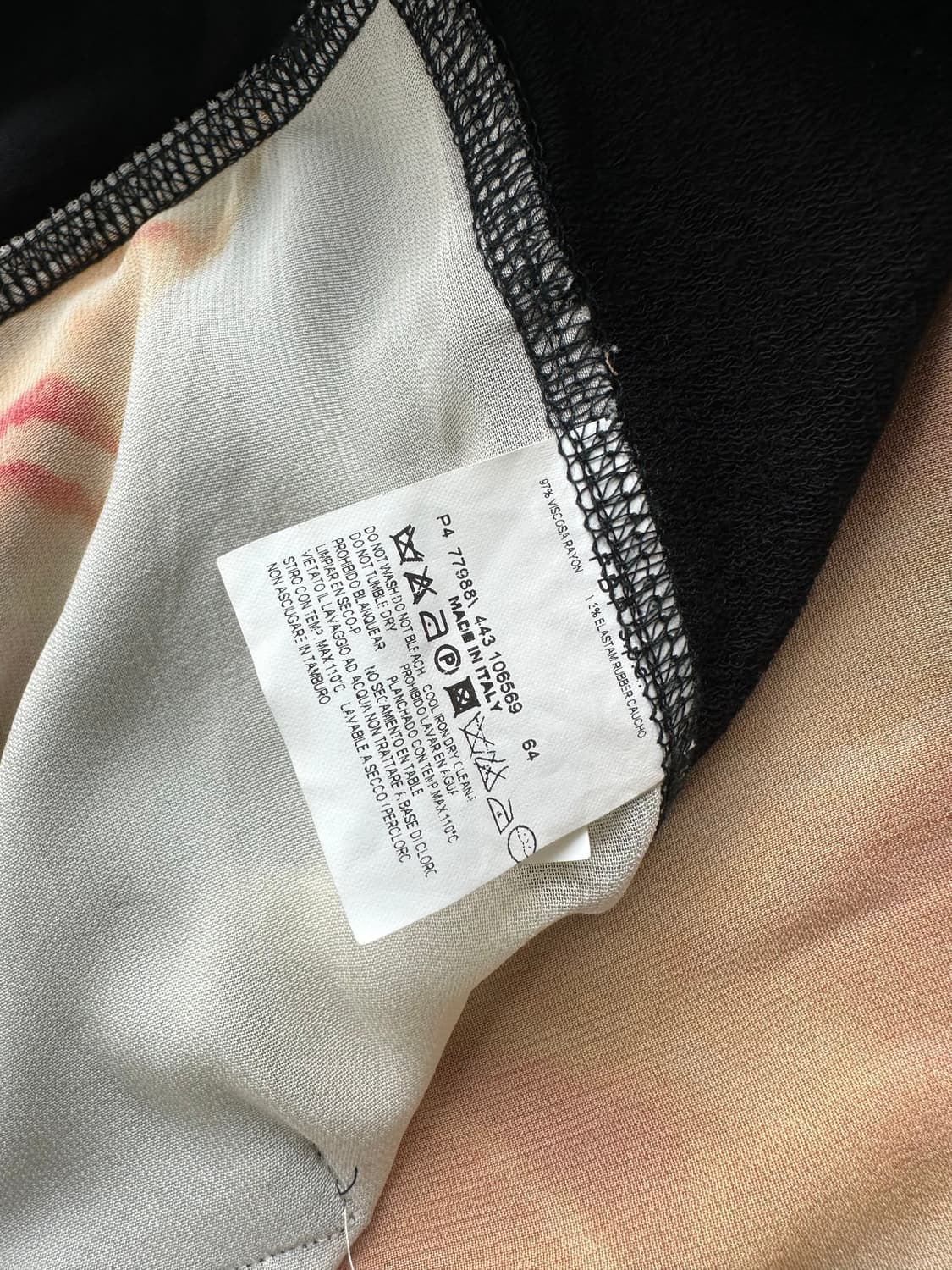 Andrea Fenzi 2000s 실크 프린트 후드 베스트 상품이미지7