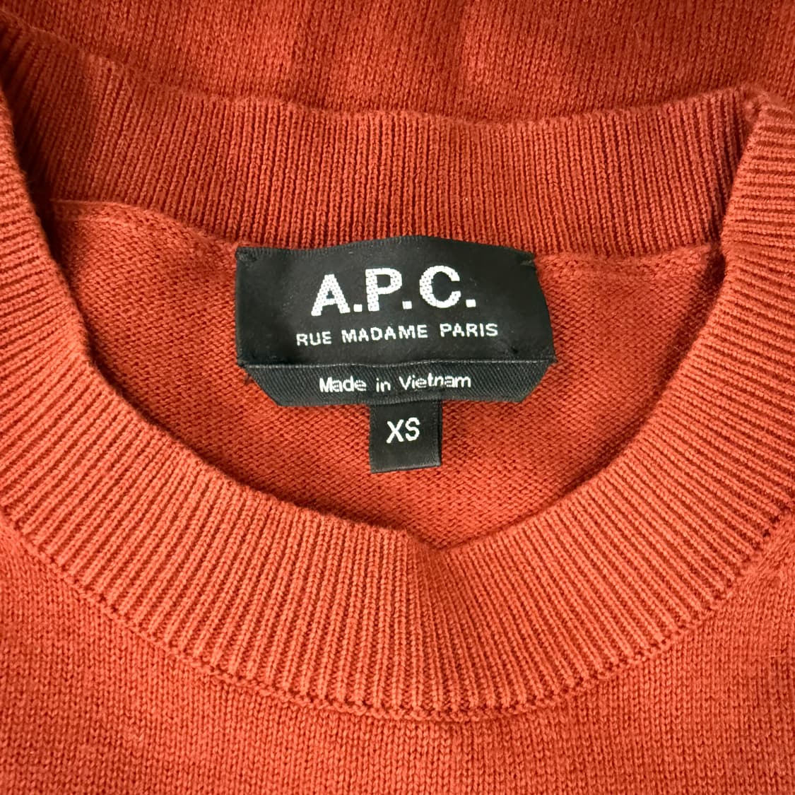 [XS] A.P.C 아페쎄 여성 캐시미어 혼방 라운드넥 니트 0109T1 상품이미지3