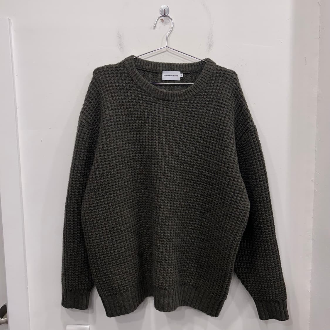 에스피오나지 헤비코튼 와플 오버핏 니트 상품이미지2