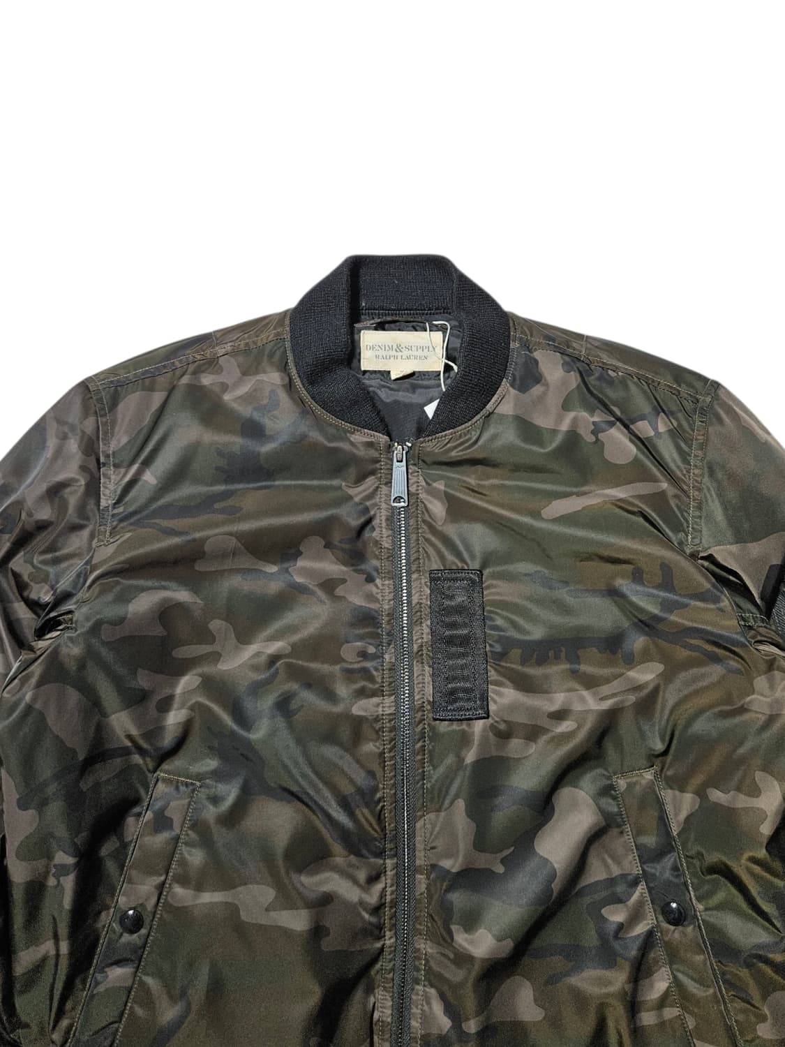 데님앤서플라이 카모 Ma-1 플라이트 자켓 M 덕다운 패딩 상품이미지3