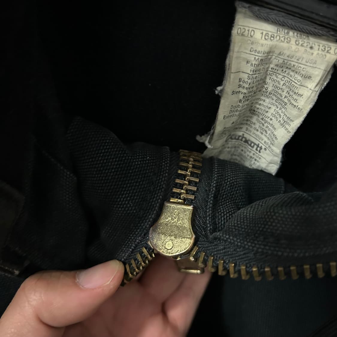  (M) 칼하트 j140 블랙 액티브 자켓  상품이미지6