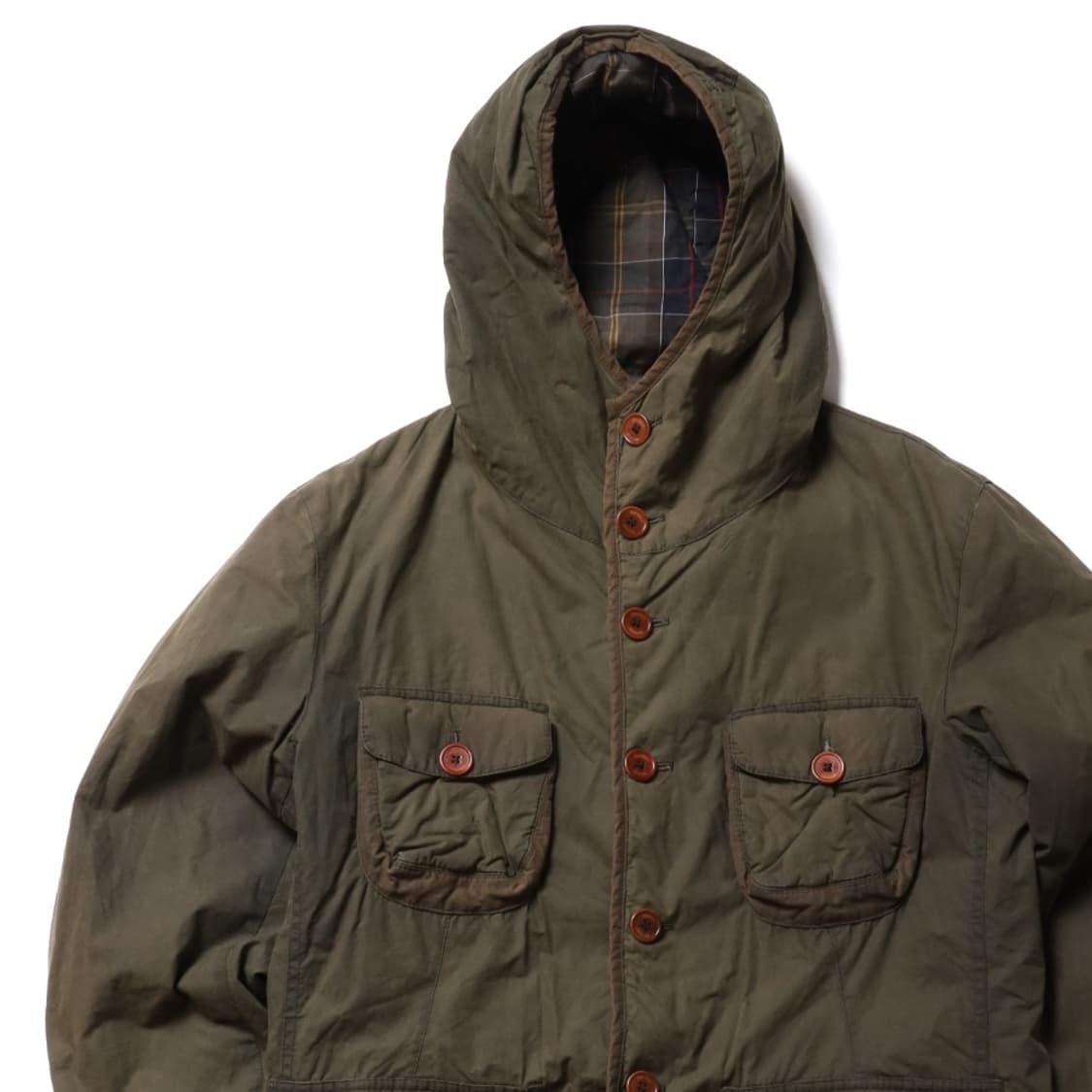 바버 Barbour Waxed Hooded Hunter Jacket 상품이미지3