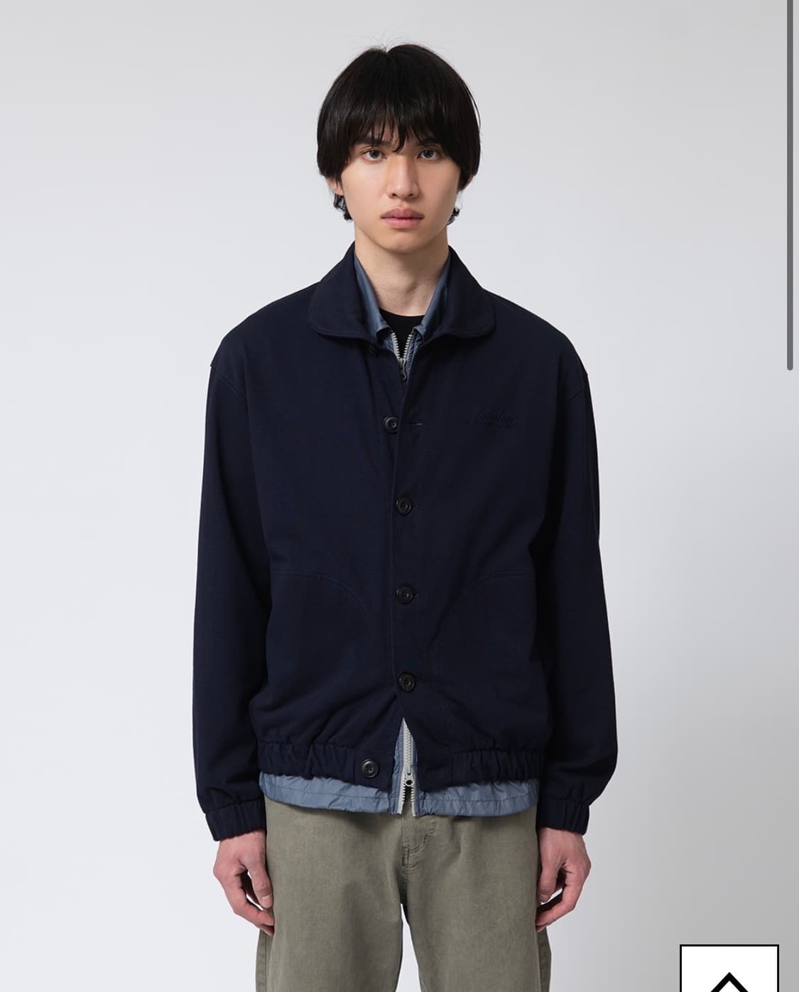 Fabeur french jersey blouson deep navy 상품이미지2