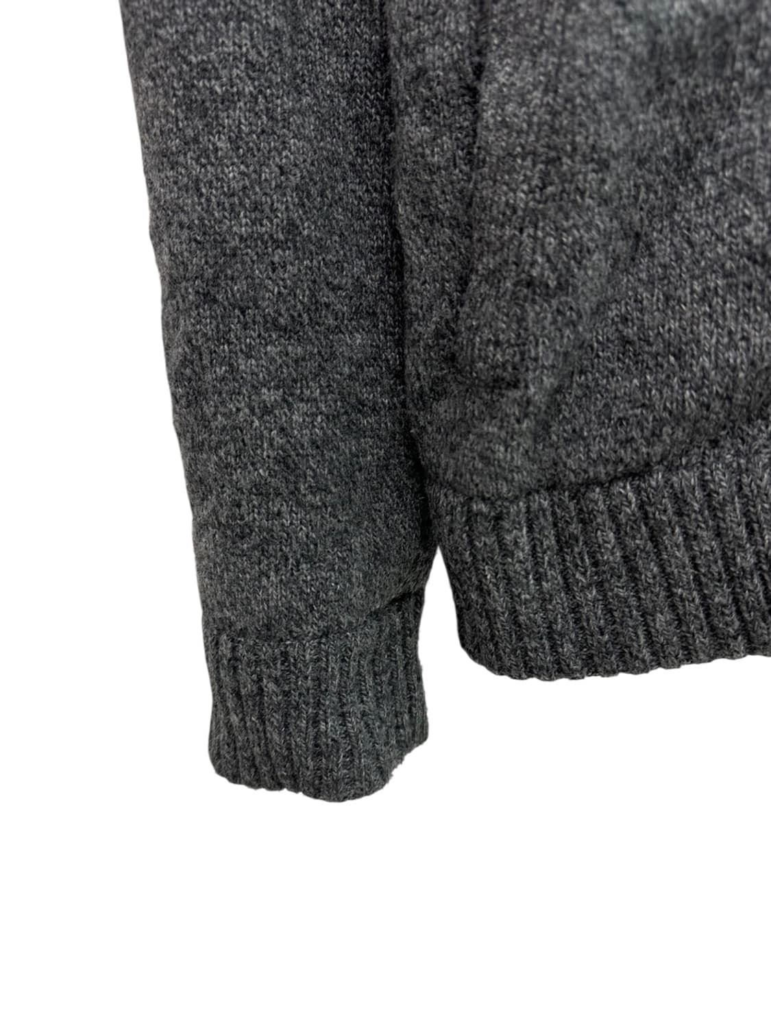 헤지스 울 니트집업 그레이 (XXL)  상품이미지7