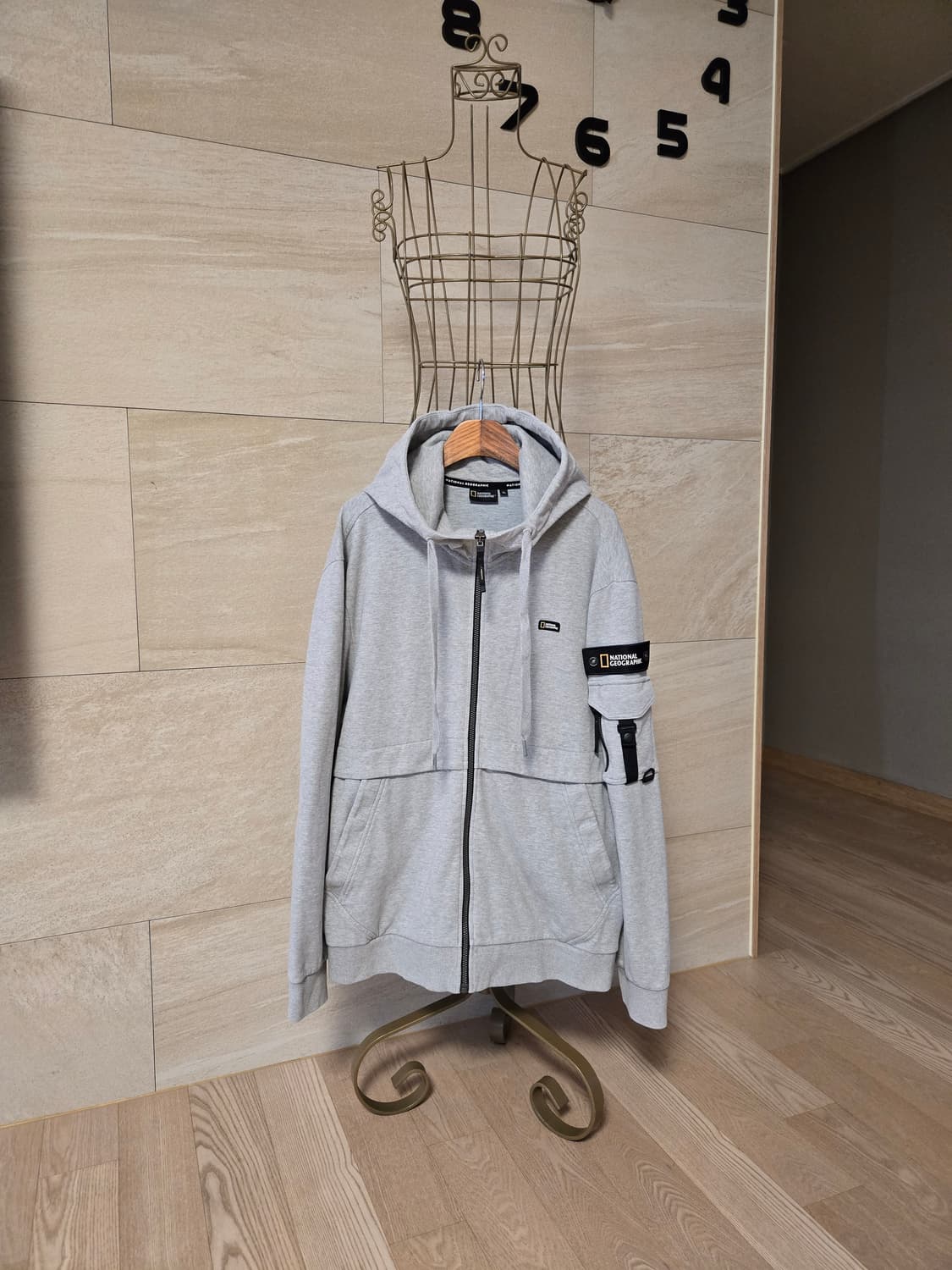 [XL] 내셔널지오그래픽 남성 후드 집업 상품이미지1