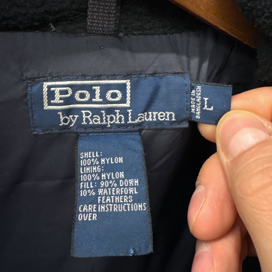 90s 폴로랄프로렌 나일론 쉘 테크니컬 다운 패딩 파카 N167  상품이미지6