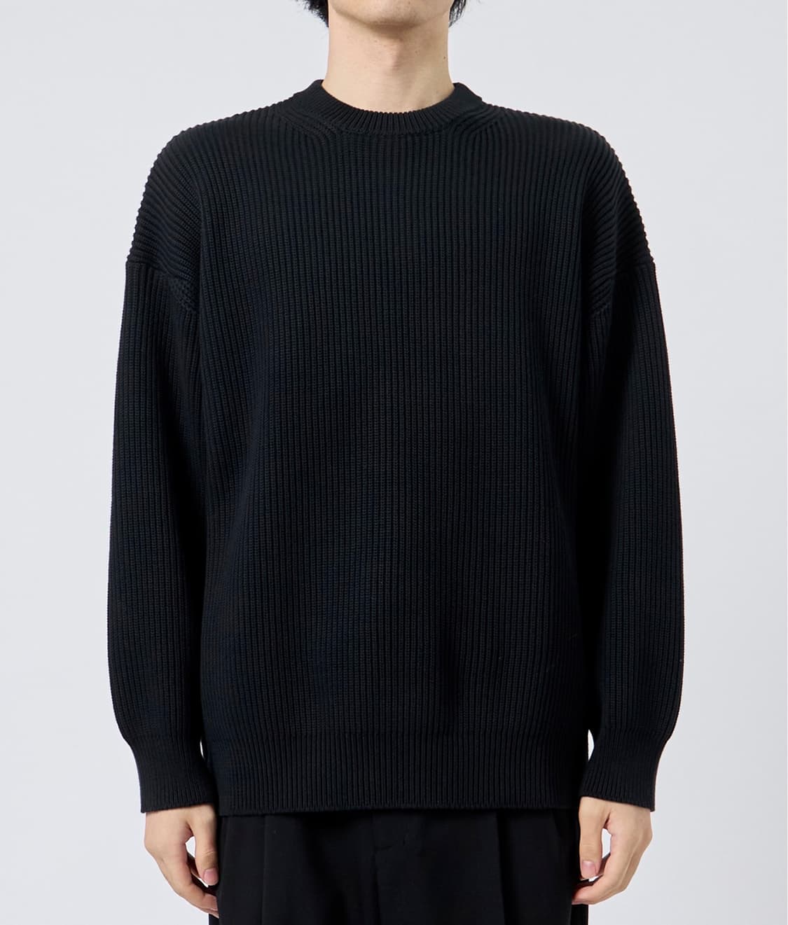 N.HOOLYWOOD CREWNECK KNIT BLACK 상품이미지2