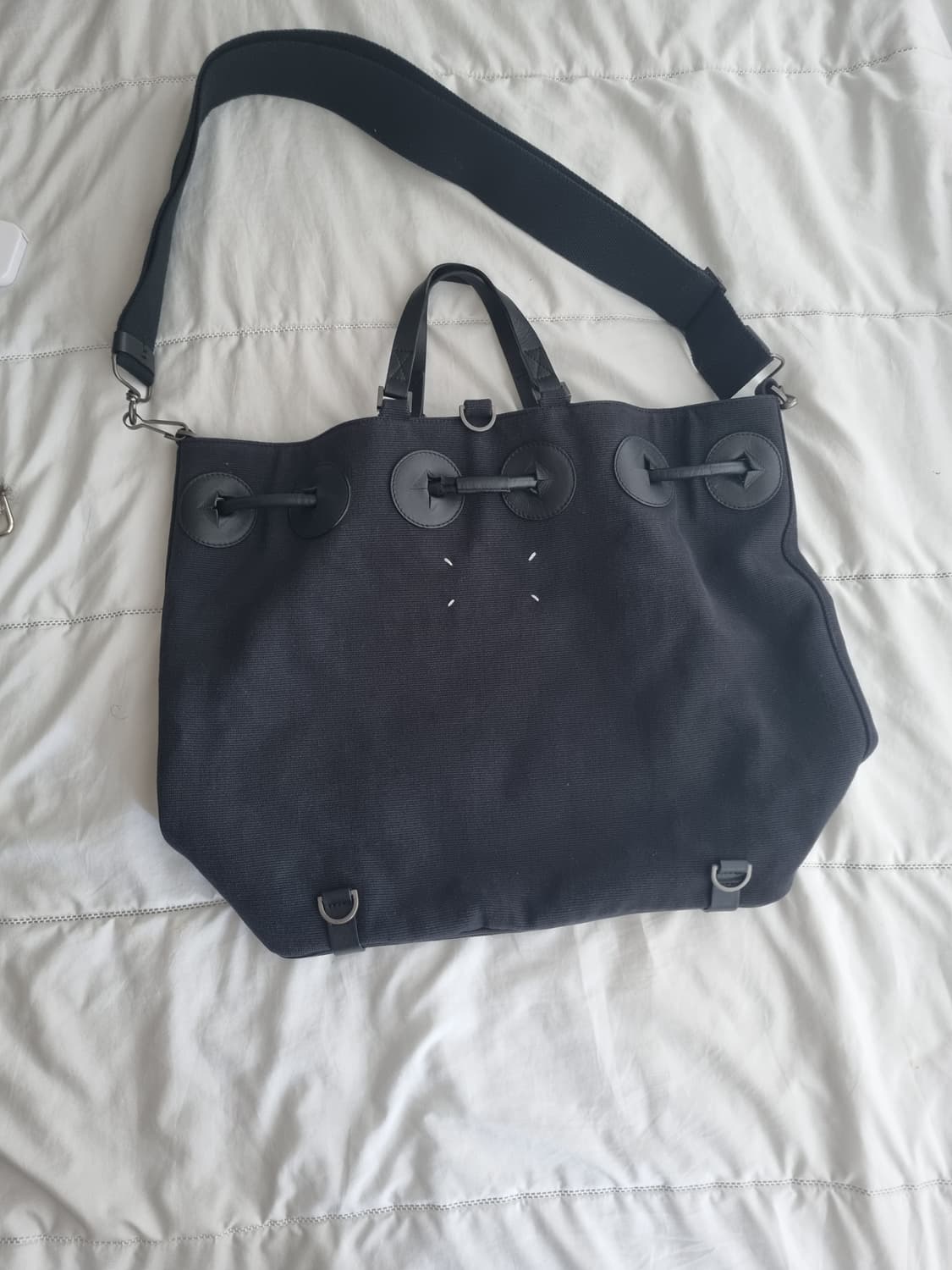 Maison margiela canvas 2way bag black 상품이미지1