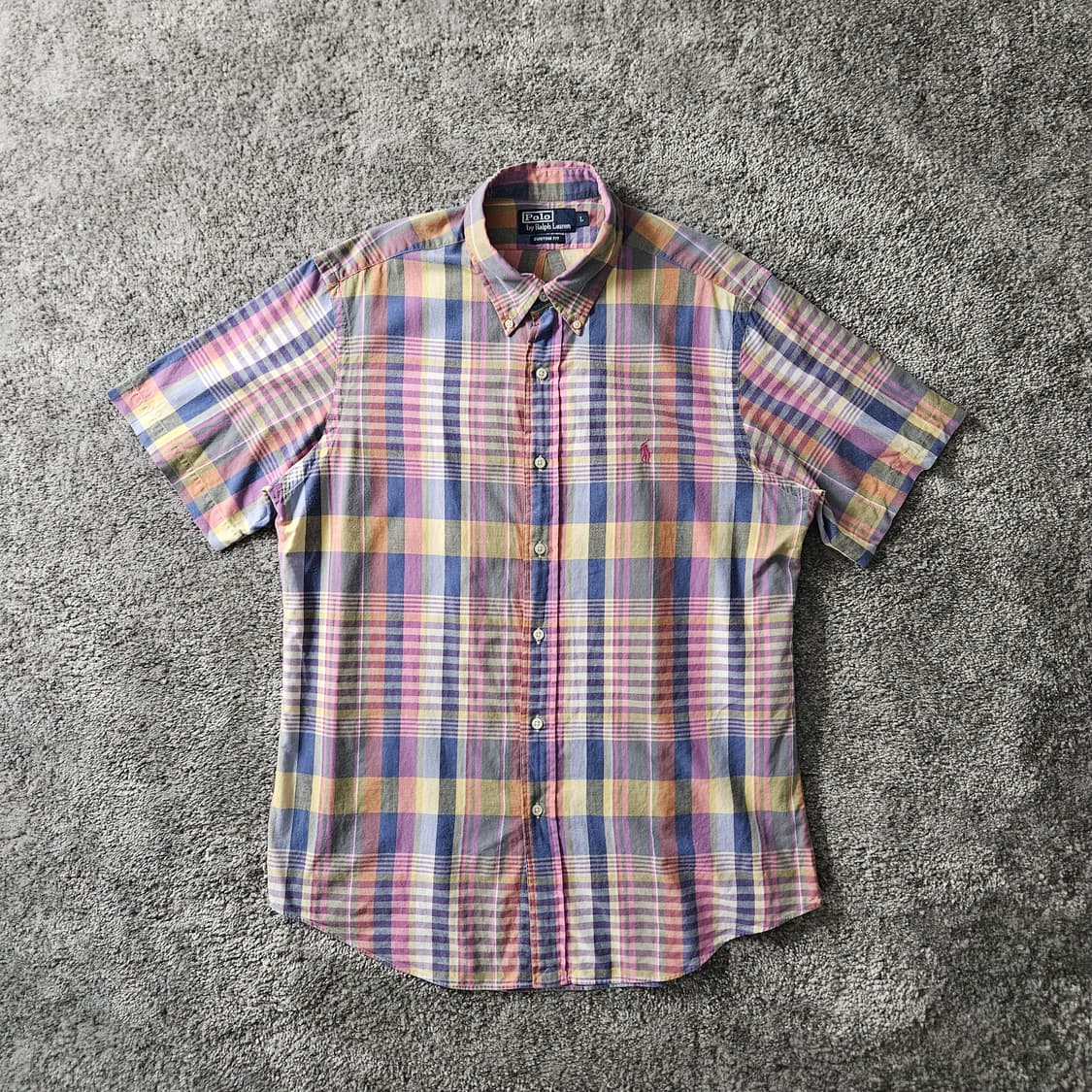 [무료배송] POLO RALPH LAUREN 체크 반팔 셔츠 상품이미지1