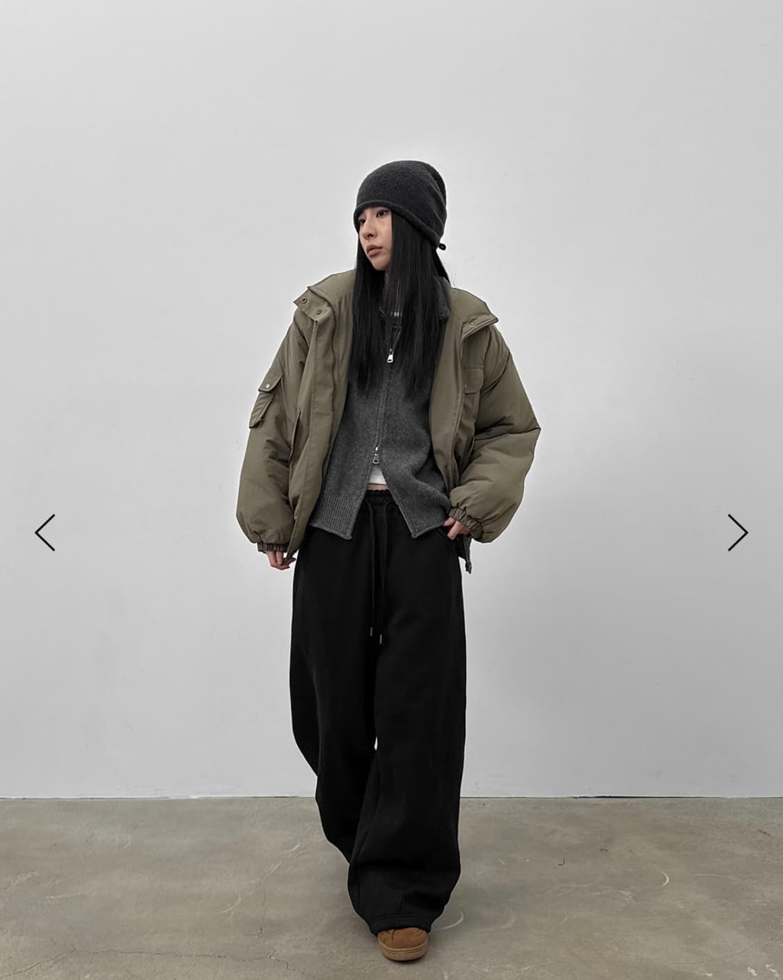 블랙업 코페일 카고 봄버점퍼(6온스) 상품이미지4