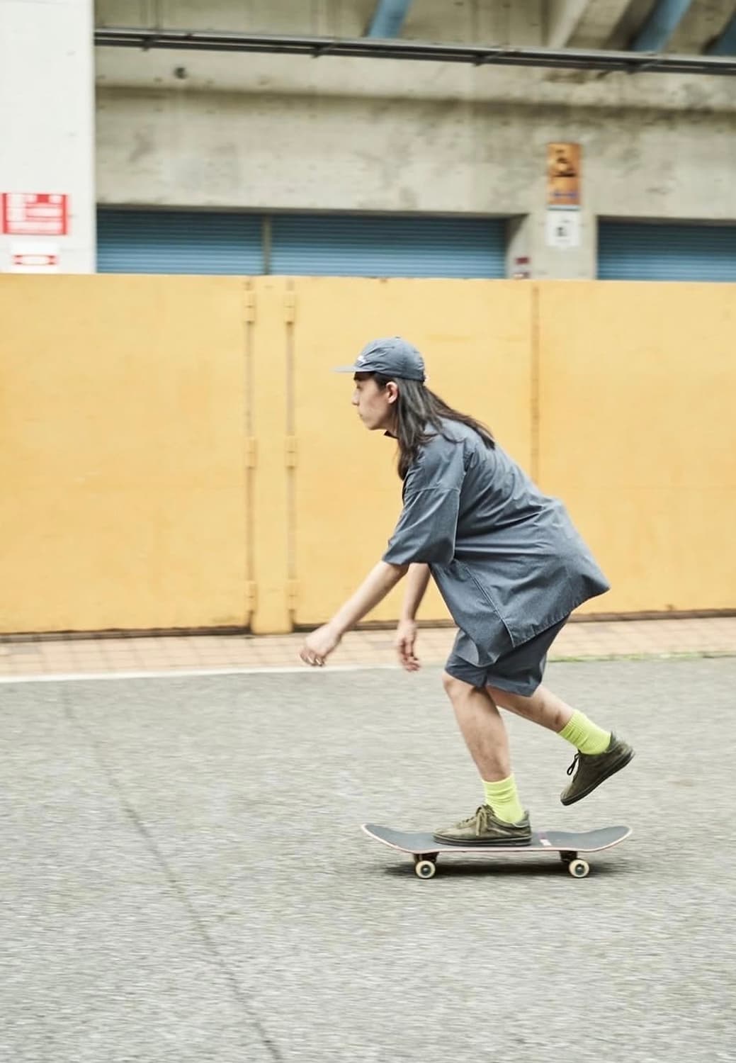 fresh service x beams 이지 셋업 네이비 상품이미지8