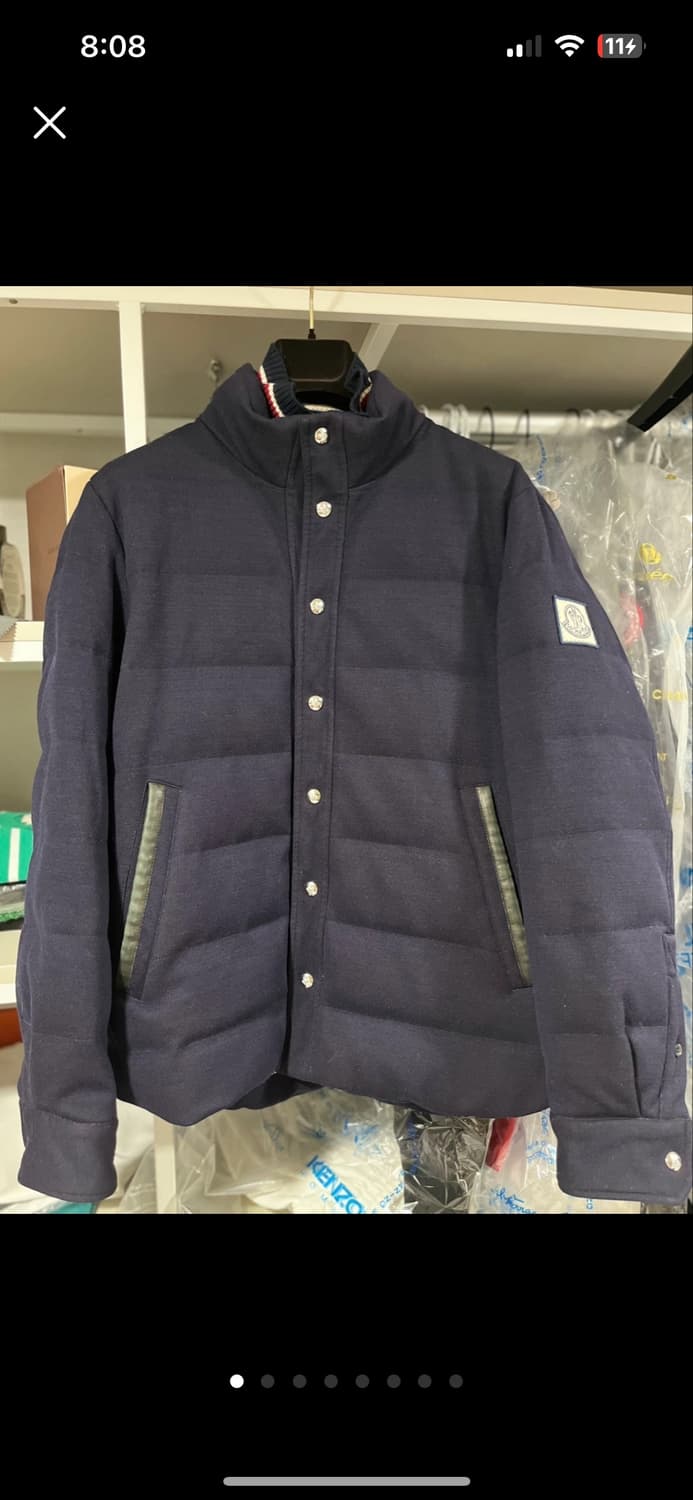 몽클레어 남성 패딩 감마블루 (톰브라운콜라보)2사이즈 상품이미지1