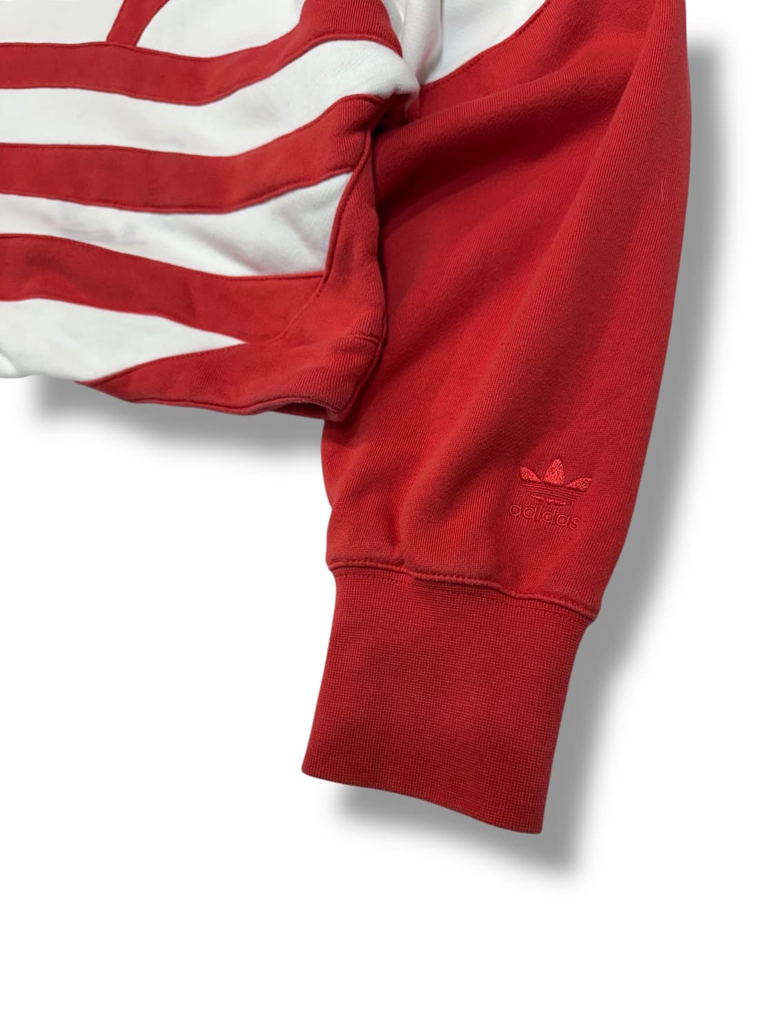 아디다스 우먼스 크롭 후드티 (M)   상품이미지2