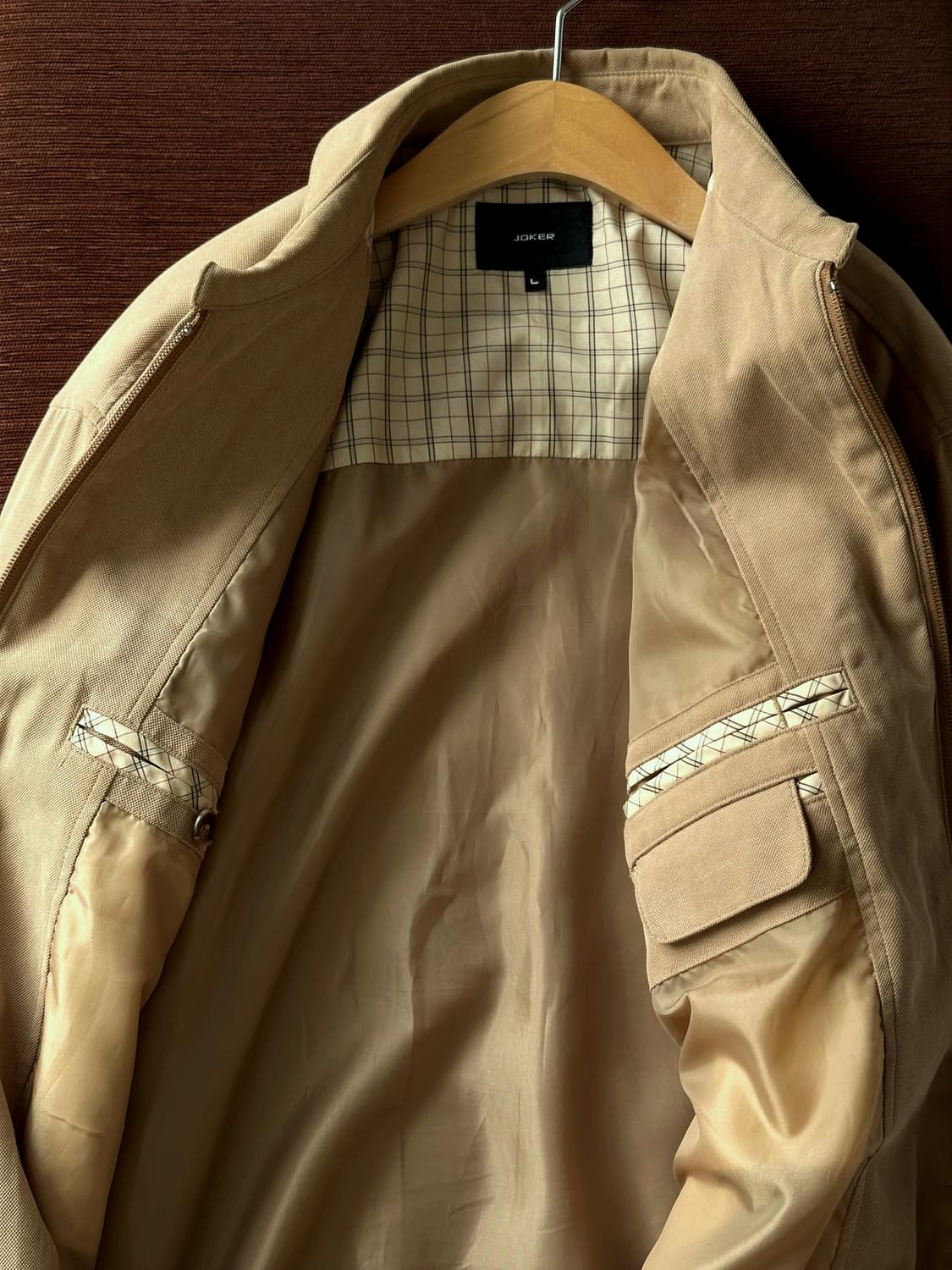 Design zip collar blouson 상품이미지4