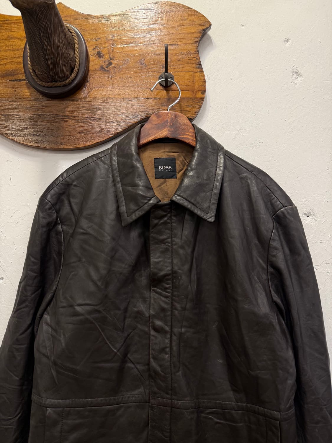 (L) HUGO BOSS 휴고보스 Italian Lamb Nappa Le 상품이미지1