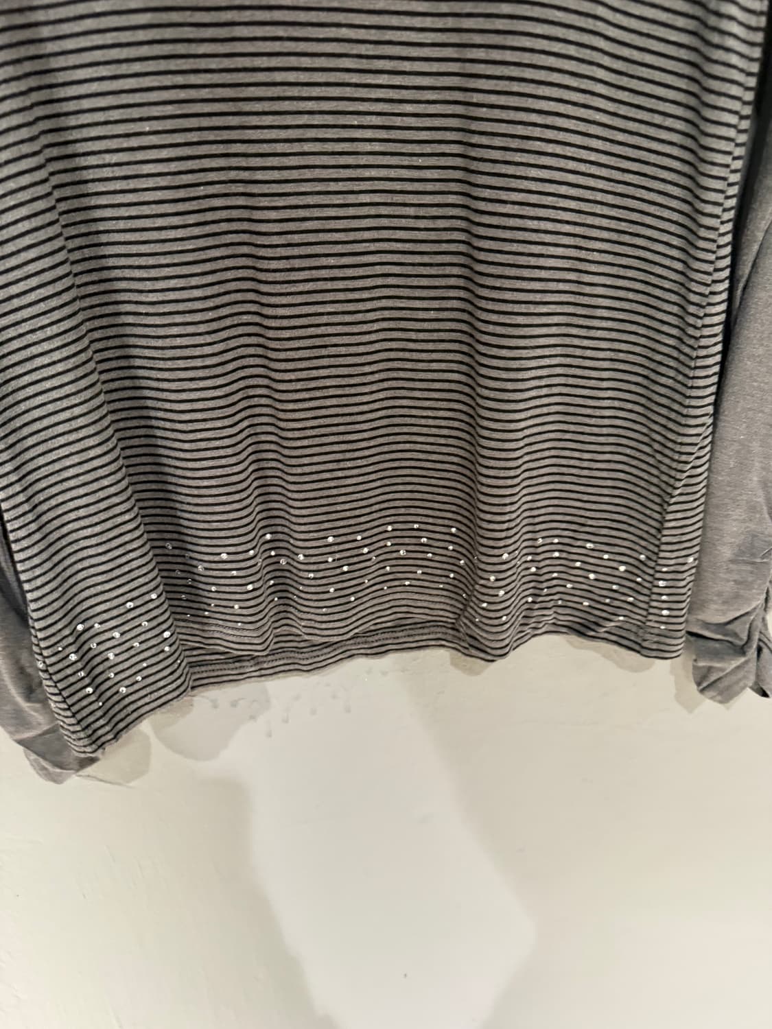 stripe pattern cubic point long sleeve 상품이미지7