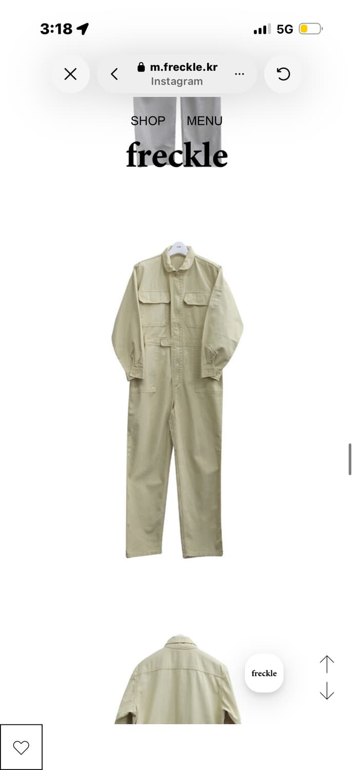 freckle velcro jumpsuit  상품이미지3