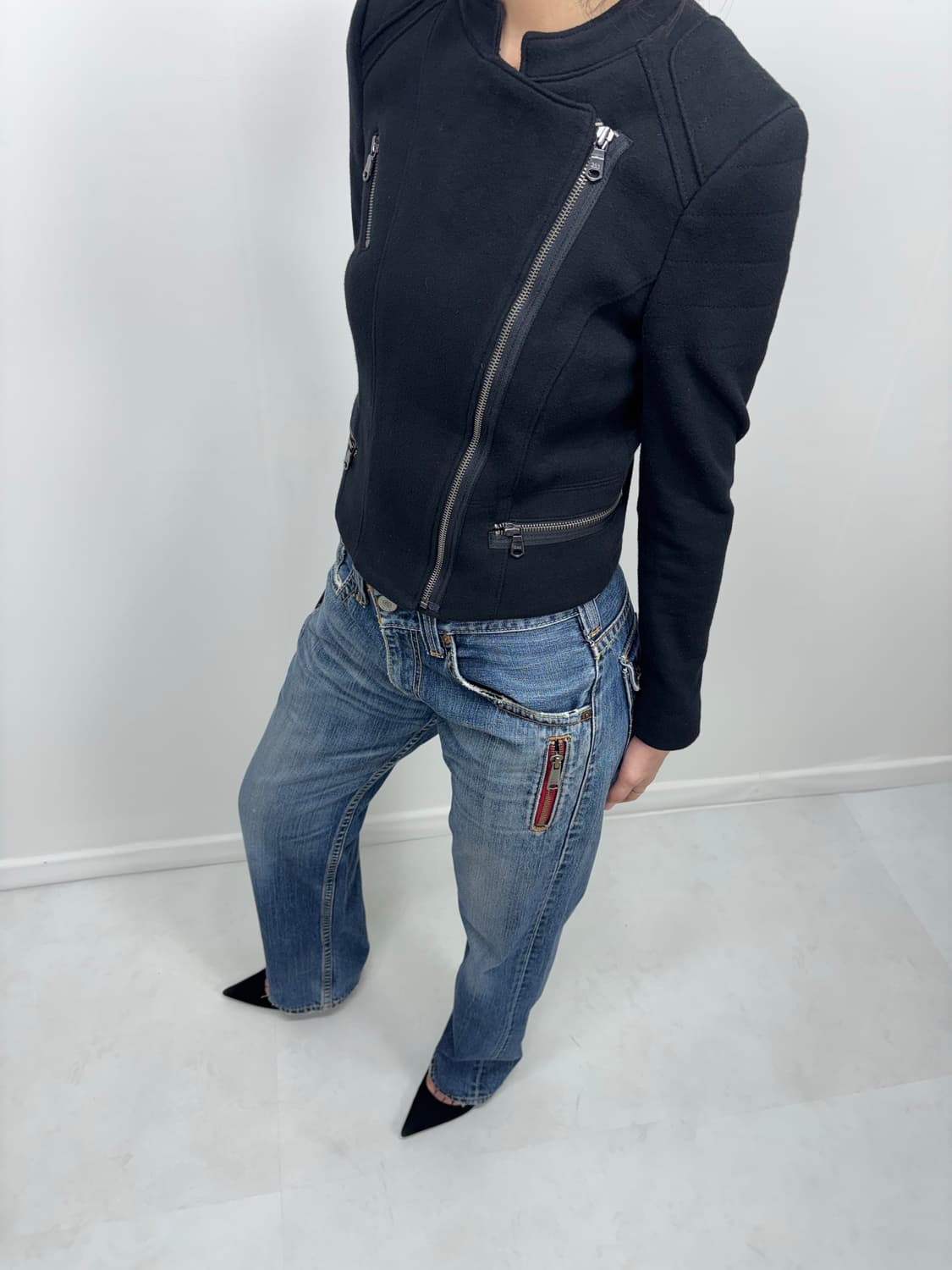 GAP BIKER DETAIL COTTON JACKET 상품이미지3