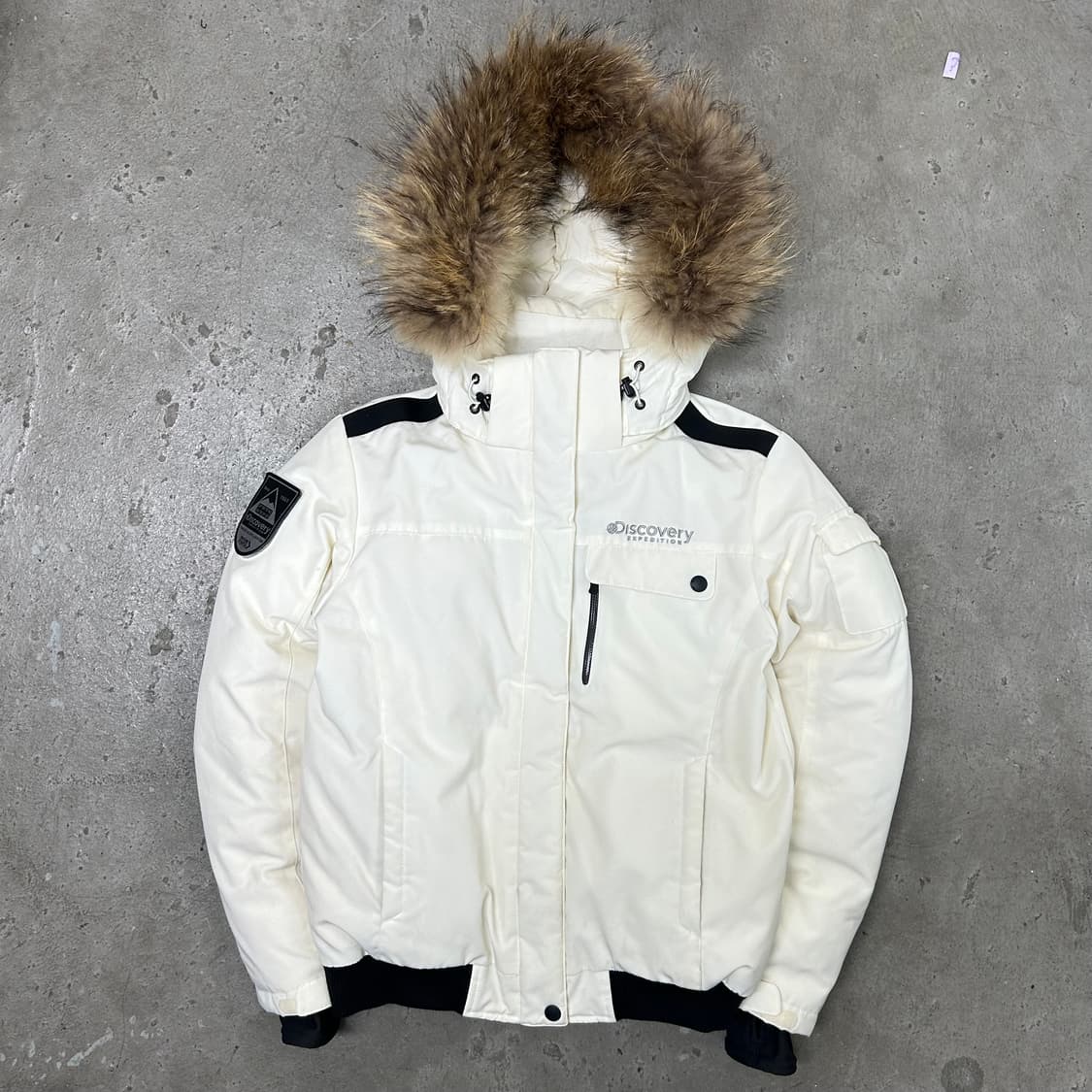 디스커버리 화이트 패딩[1434] 상품이미지1