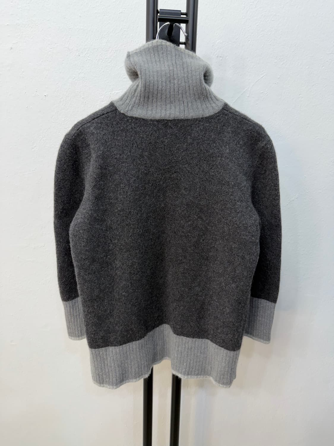 정품) 비앙카 이태리 캐시미어 터틀넥 니트 55 상품이미지5