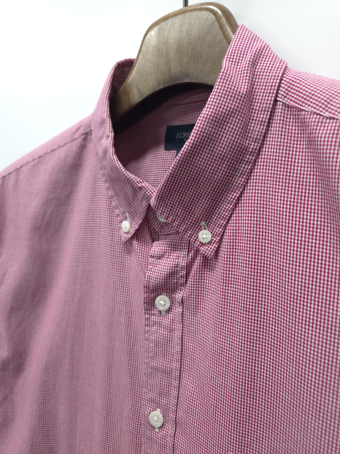 J.CREW 레드 깅엄 체크셔츠 (100~105) 상품이미지4