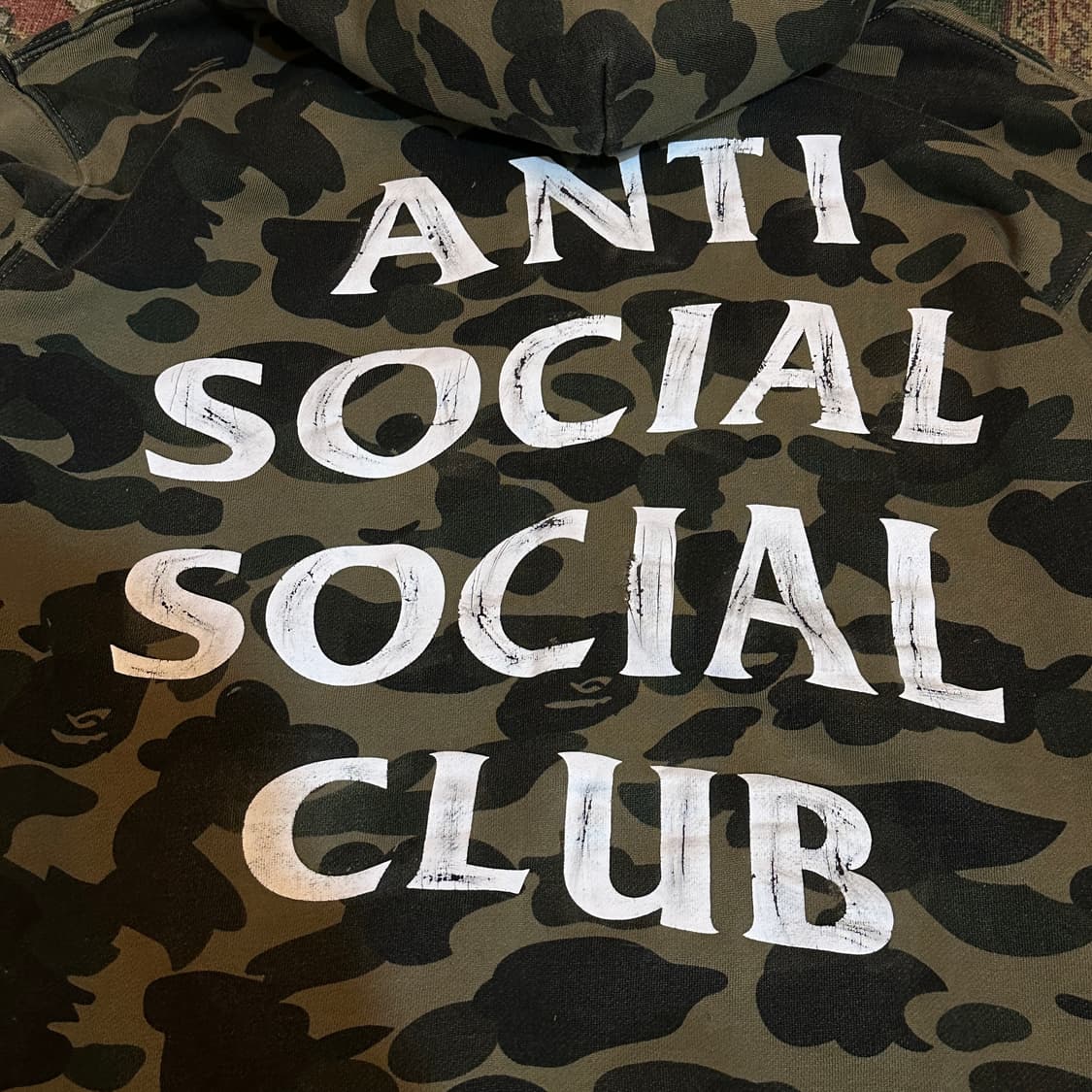 베이프 x 안티소셜 후드 티셔츠 상품이미지8