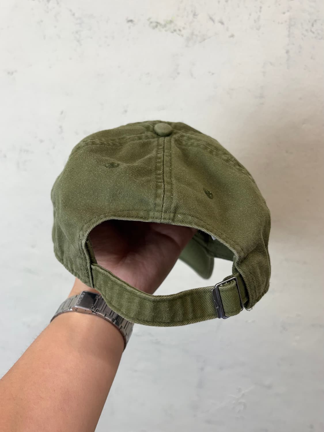 나이키 카키 기본로고 볼캡 상품이미지3