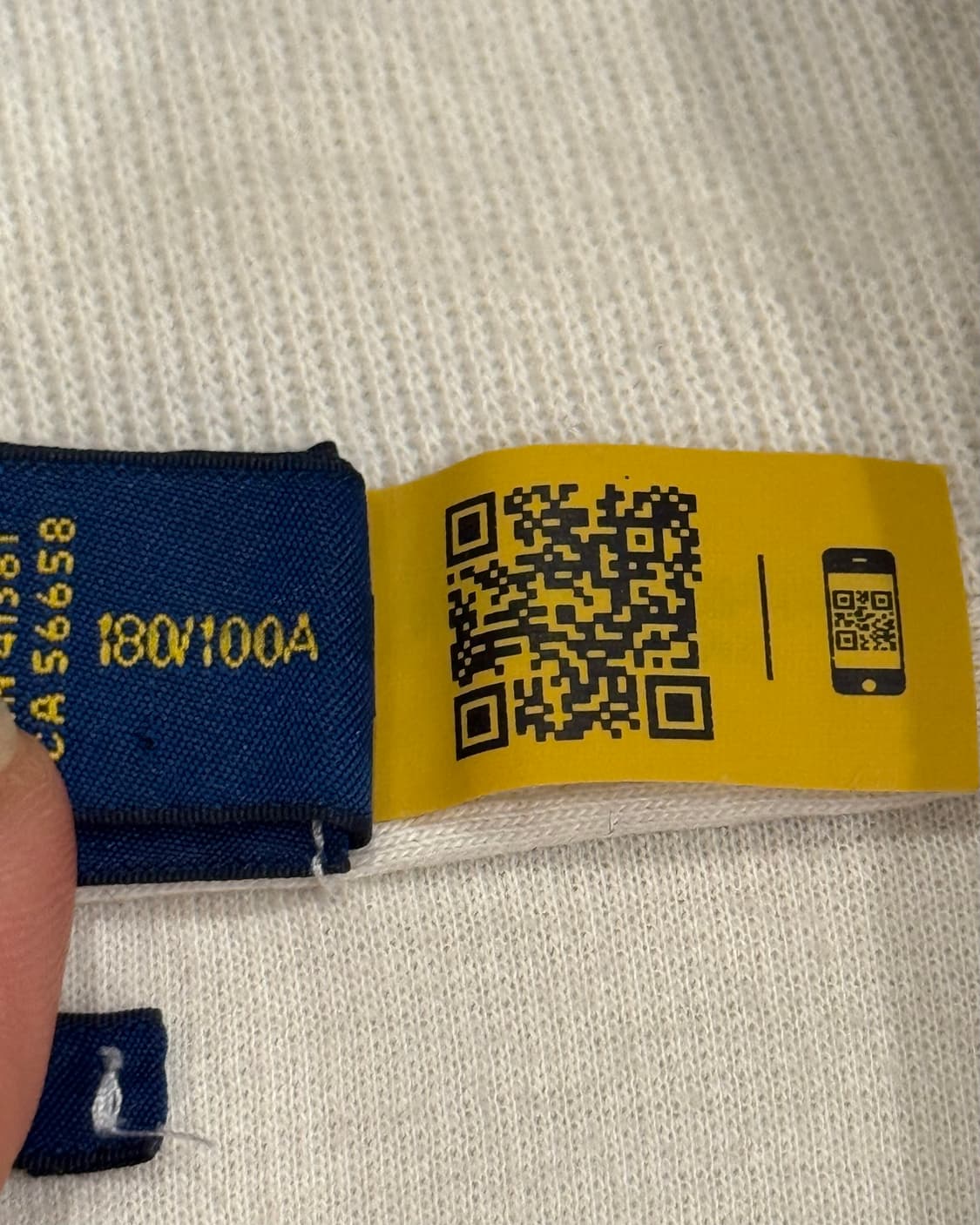 폴로 신형 RSTATE RIB 아이보리 하프집업 니트 상품이미지5