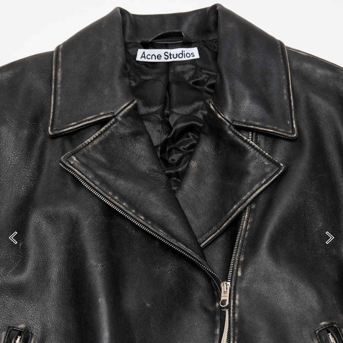아크네 스튜디오 빈티지 페이드 레더 자켓 40 상품이미지2