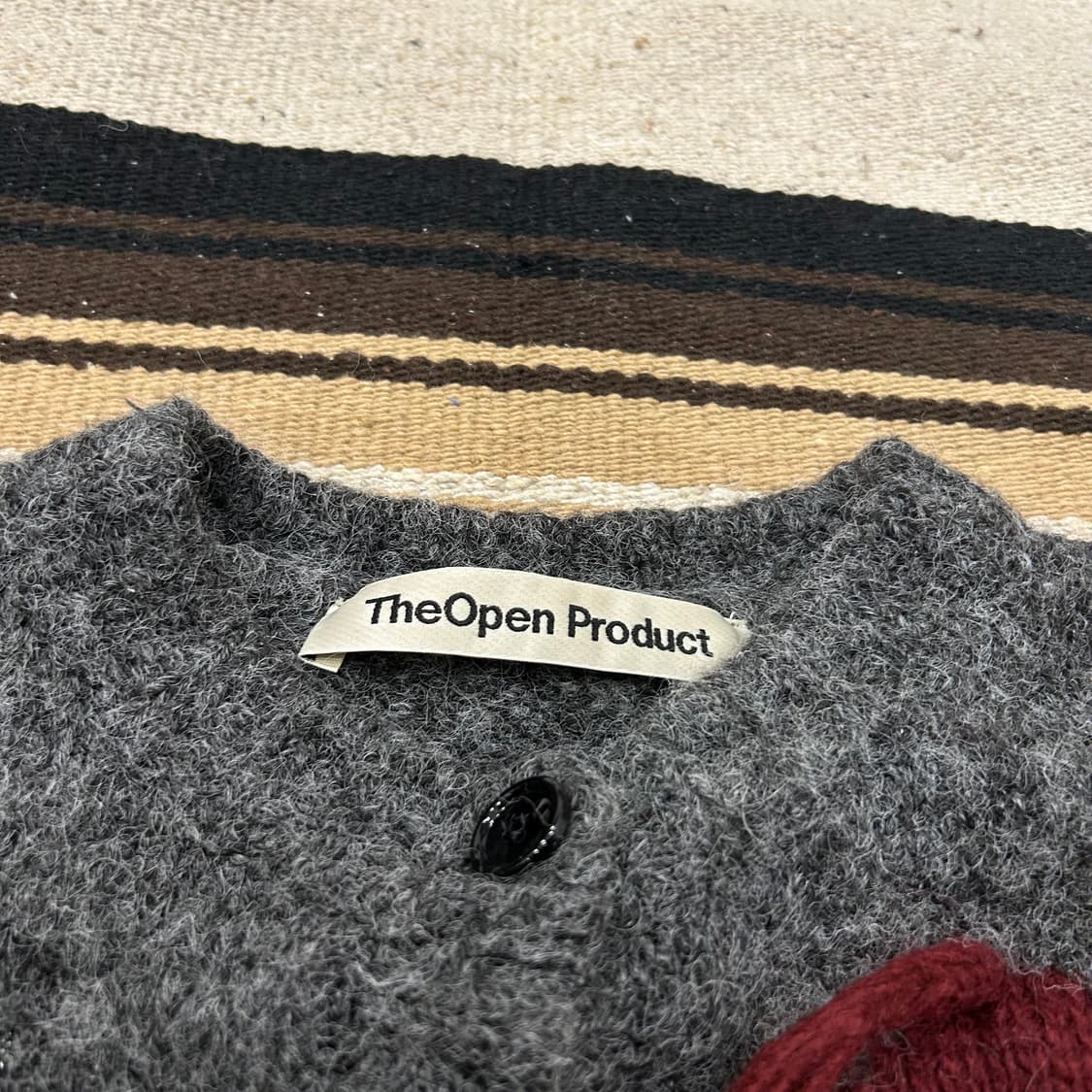 더오픈프로덕트 프린지 가디건 상품이미지4