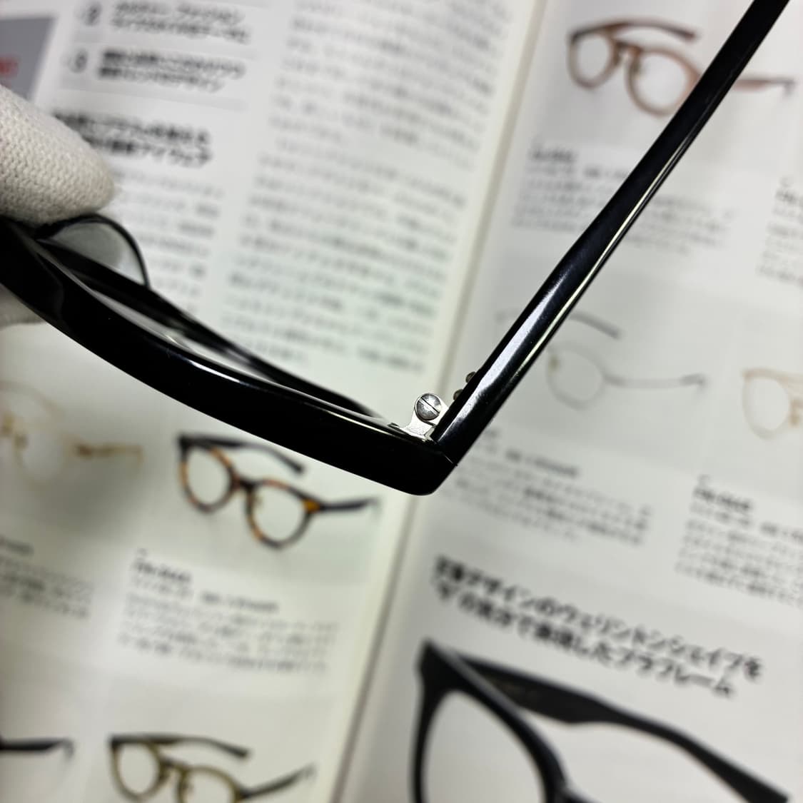 角矢甚治郎作 카도야 진지로 사쿠 일본 장인 셀룰로이드 뿔테 안경 상품이미지4