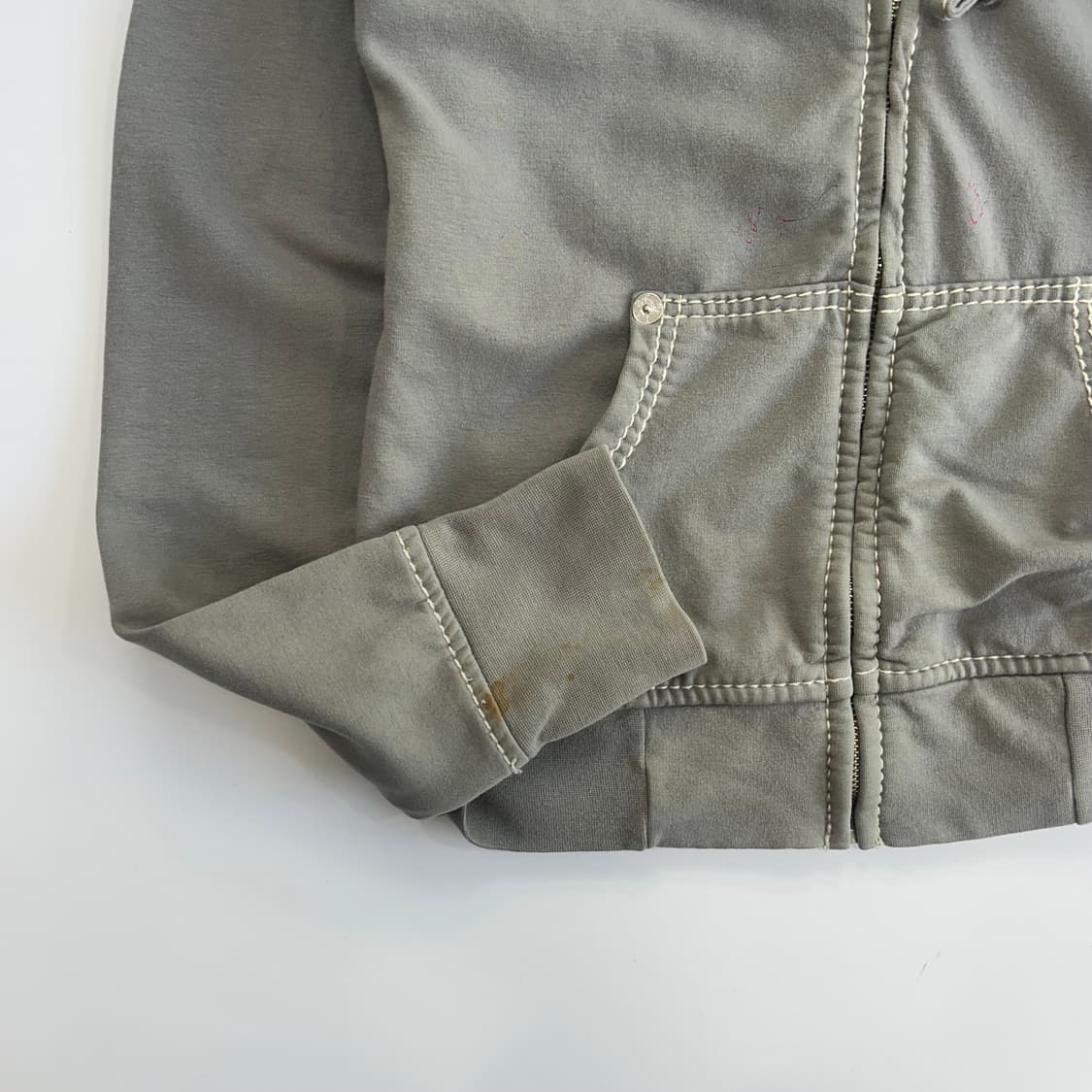 True religion 트루릴리젼 스티치 그레이 후드집업  상품이미지5