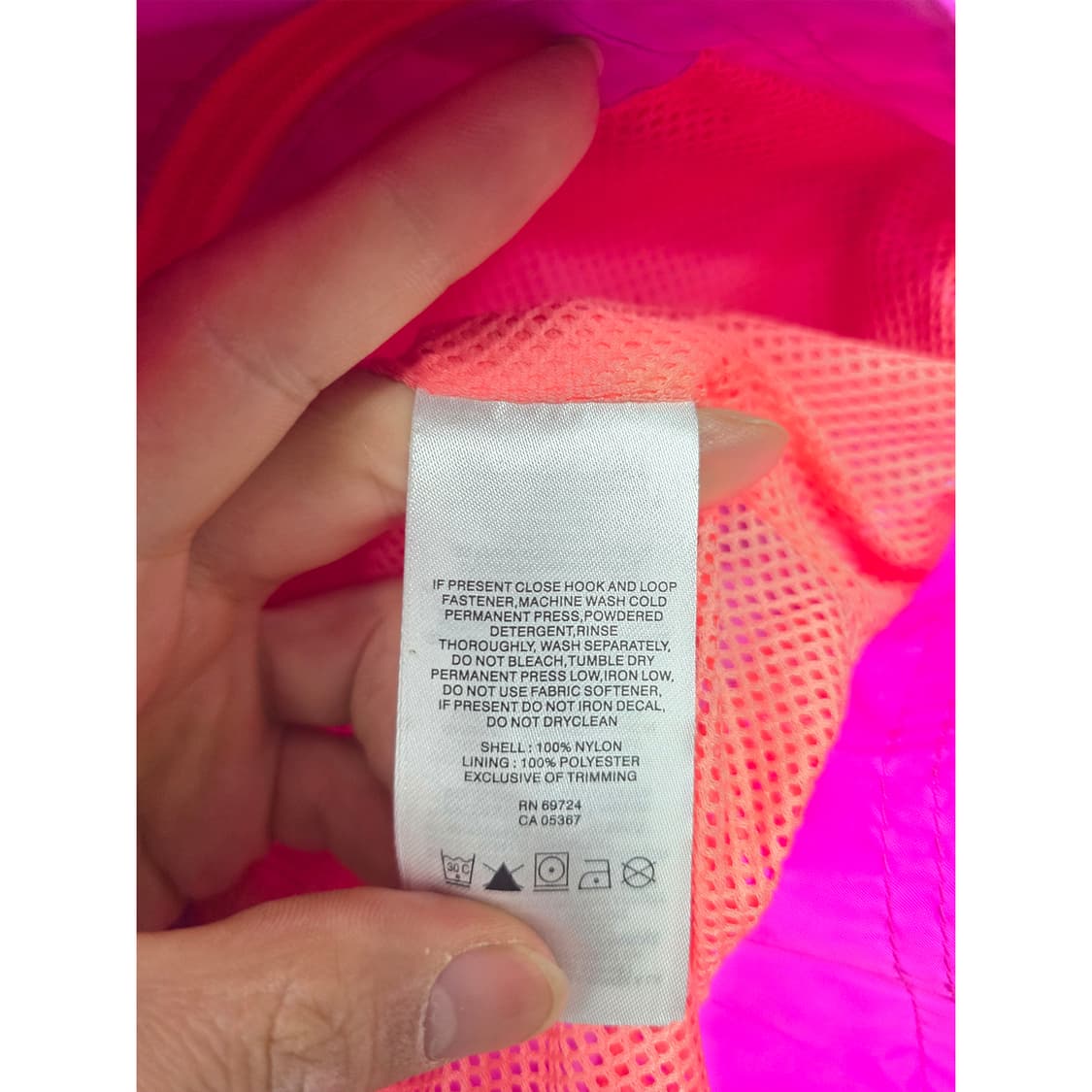 콜롬비아 핑크 바람막이 L fdb 상품이미지3