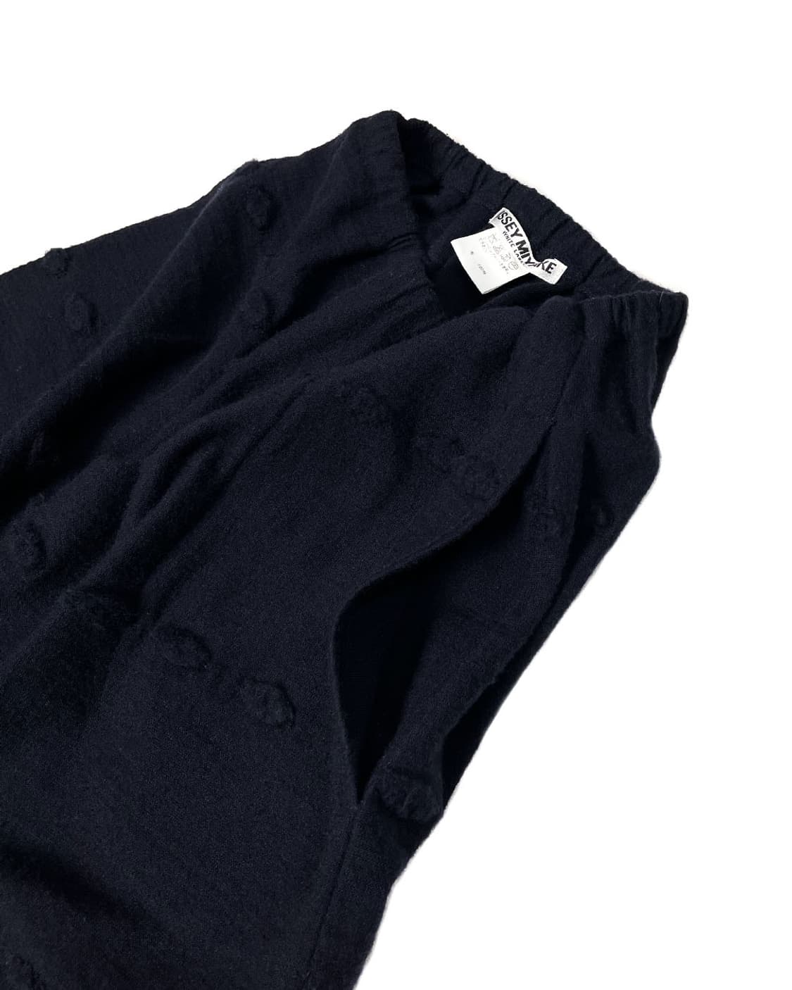 Issey Miyake 네이비 엠보 롱 스커트 set up 상품이미지6