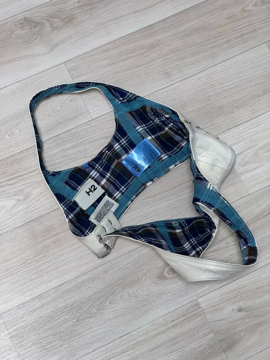 h&m 프리미엄 셀렉션 레더 탑 상품이미지3