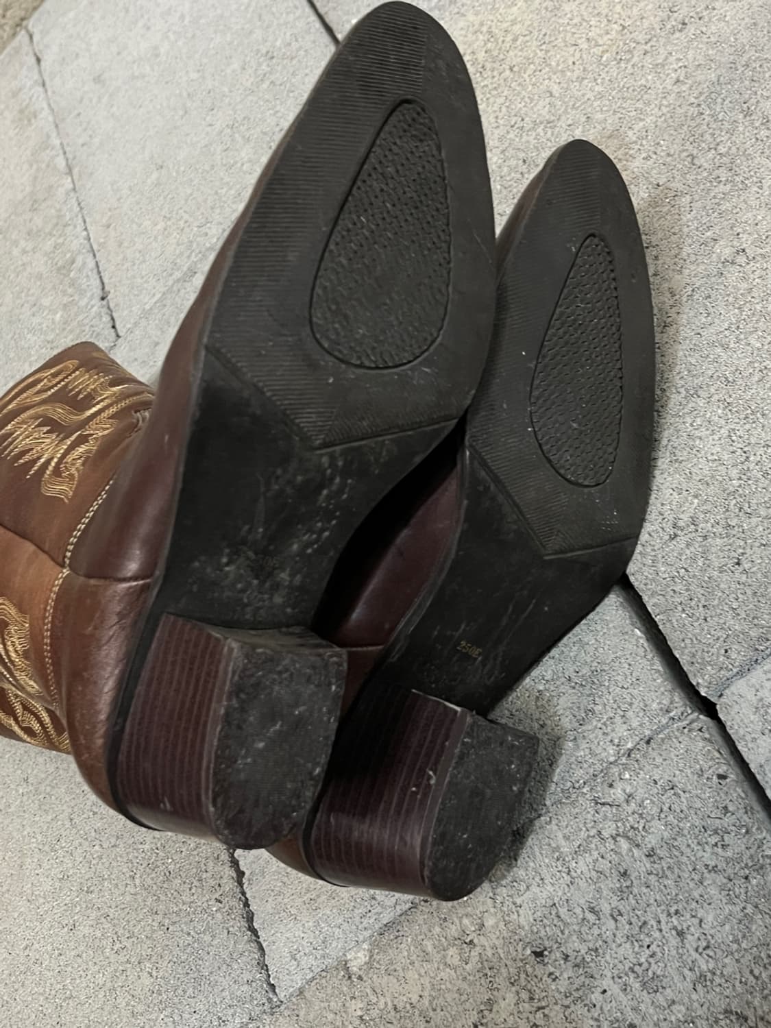 버팔로 브라운 레더 웨스턴 부츠 상품이미지8