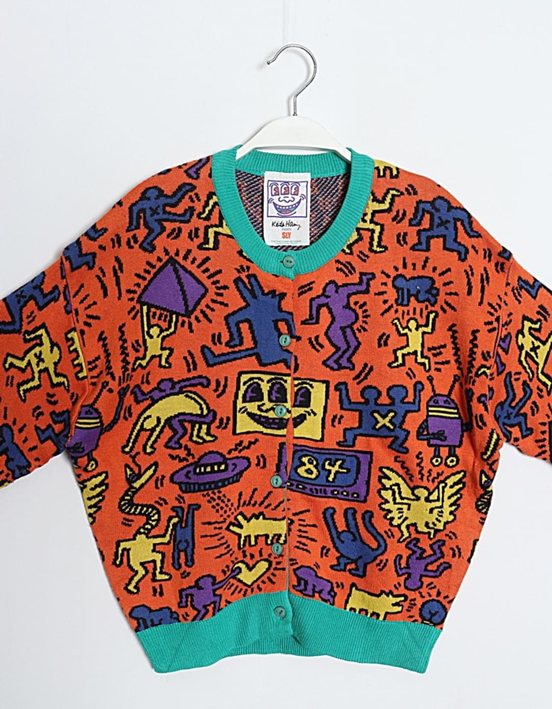  SLY x Keith Haring Pattern Cardigan 상품이미지2