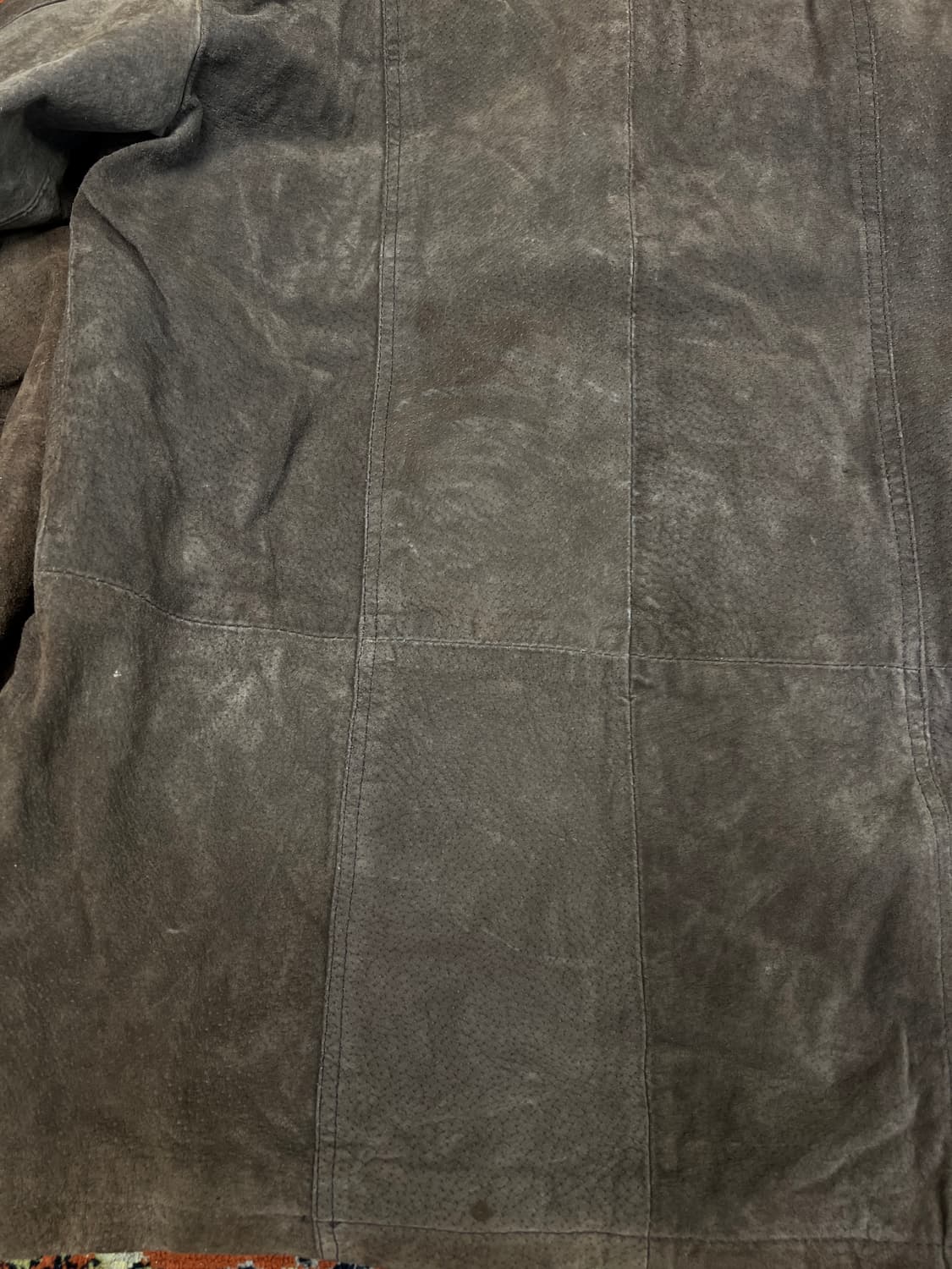 [실측 XL] 빈티지 돈피 오버핏 레더 카코트  상품이미지6