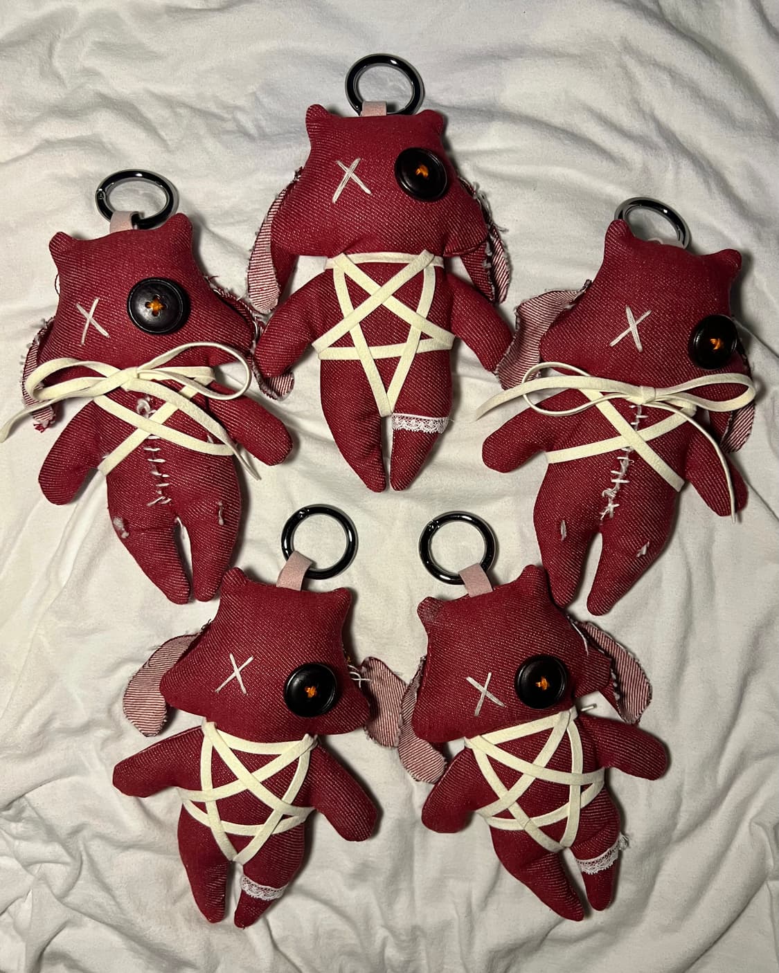 핸드메이드 저주 인형 키링 (Handmade Voodoo doll) 상품이미지3