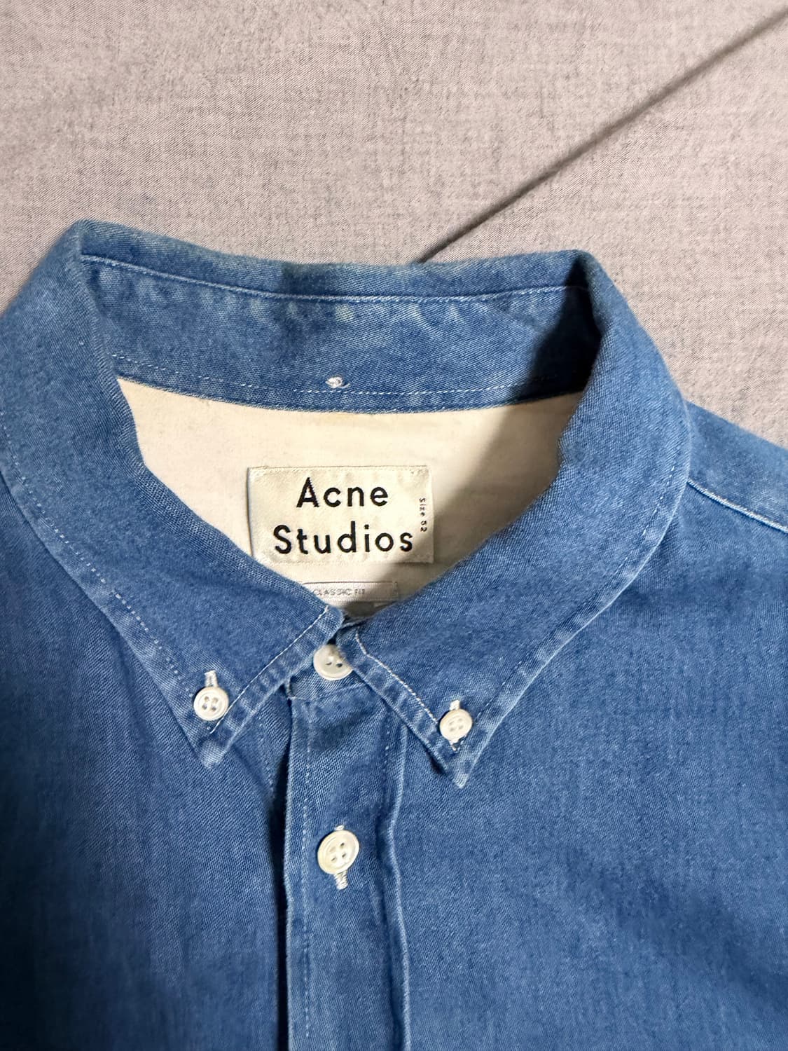 [L] acne studios 아크네 데님셔츠 상품이미지2