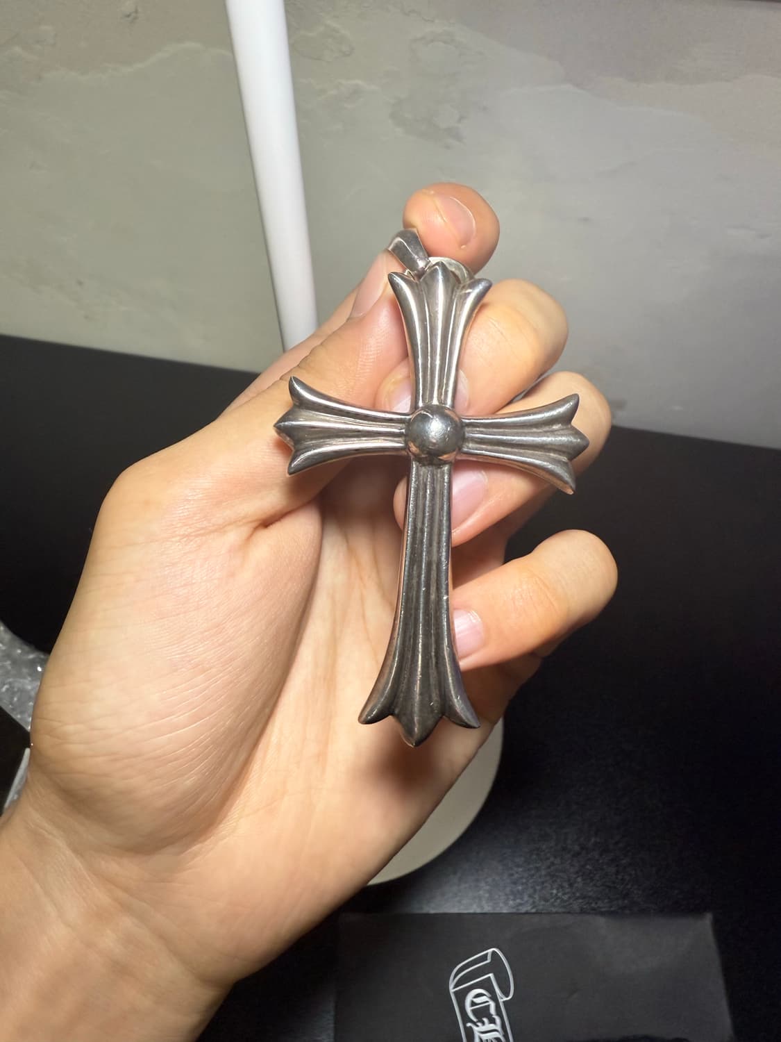 크롬하츠 라지크로스 위드 베일 크롬진 상품이미지2