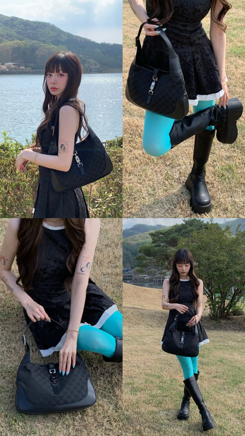 구찌 재키백 블랙 빈티지 상품이미지2