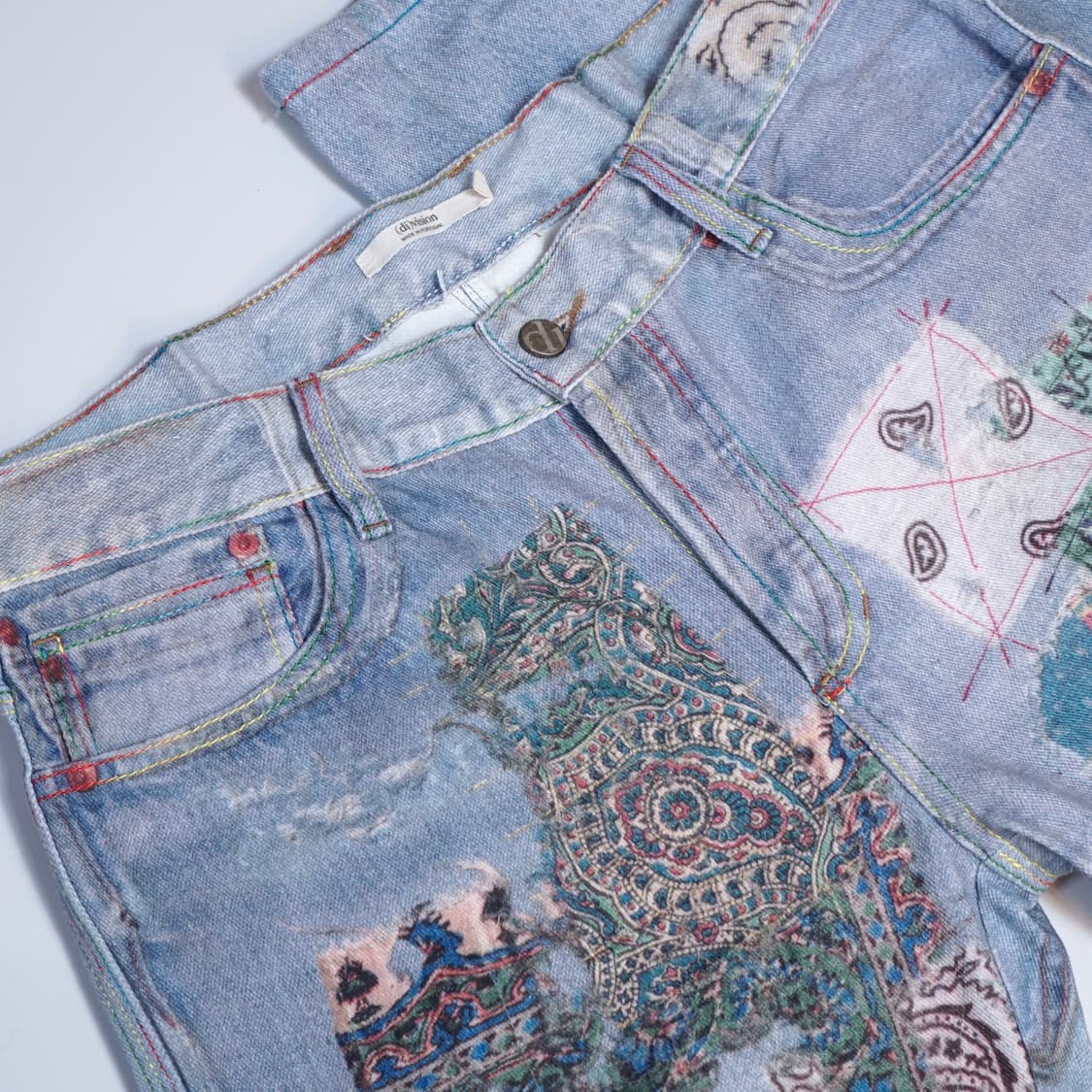 Division 그래픽 데님 팬츠 상품이미지6