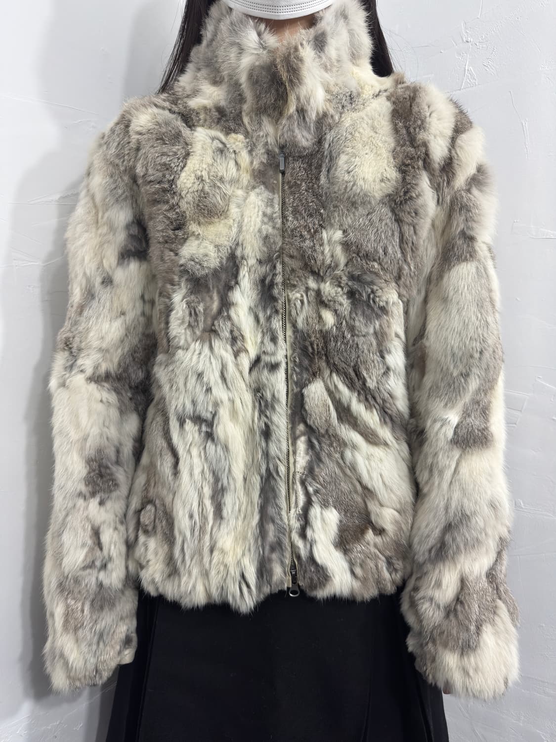 rabbit fur jacket 상품이미지1