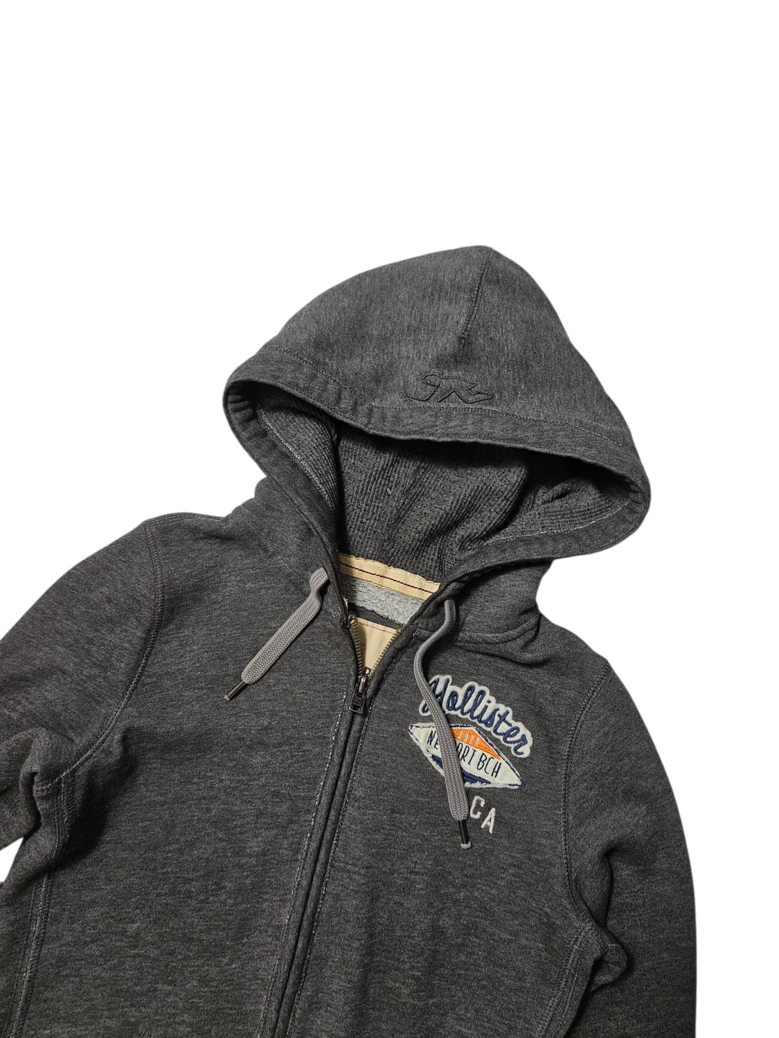 홀리스터 딱붙 그레이 후드집업 S 상품이미지2