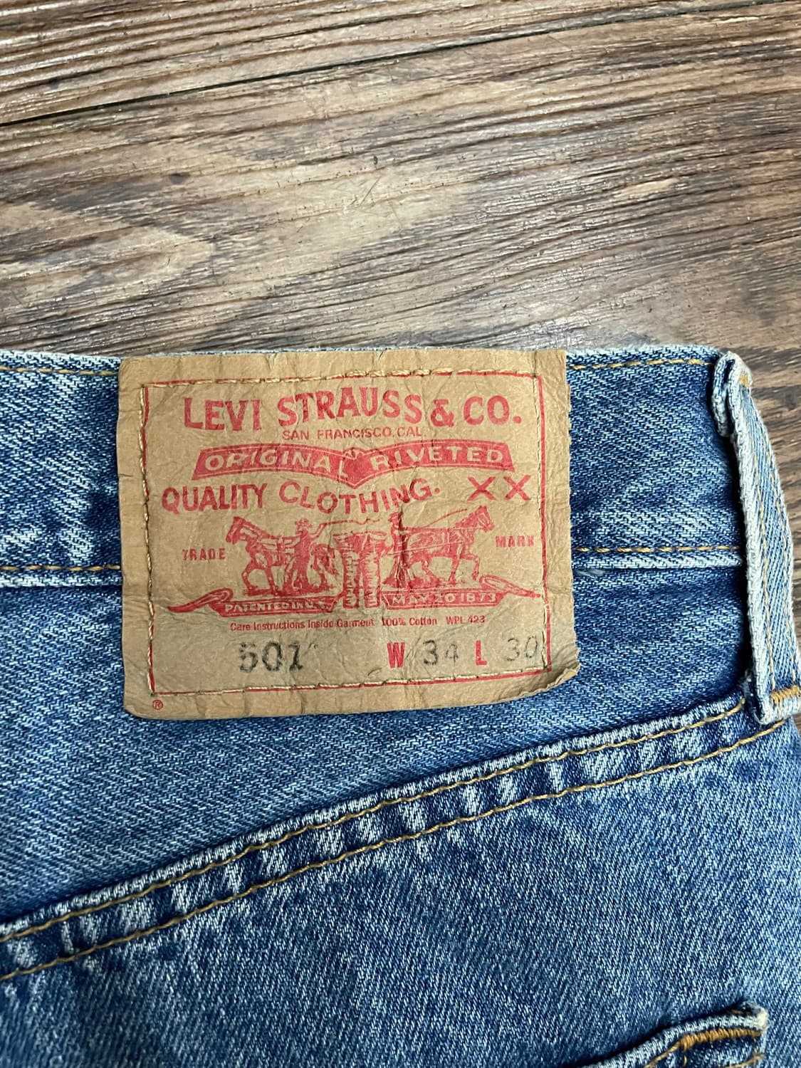 00s 리바이스 501 데님 팬츠 상품이미지10