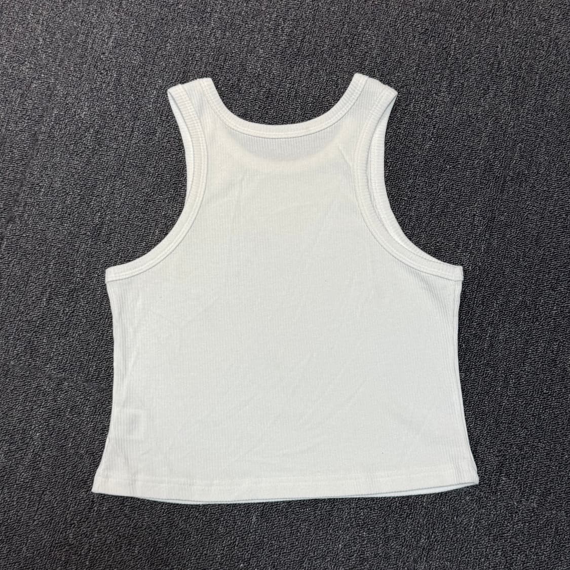 LEEY YEEL RIBBED 슬리브리스 탑 상품이미지4