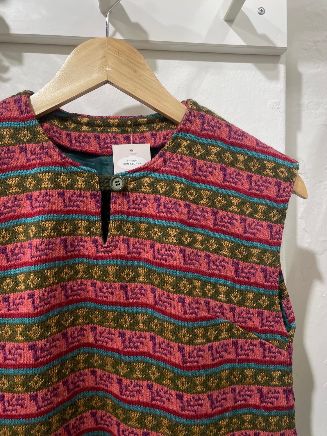 Boho Jacquard Sleeveless Vest 상품이미지8