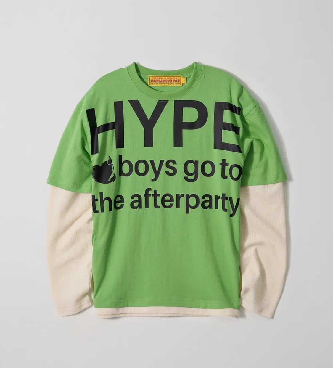 가먼츠팹 하입 와플 레이어드 롱슬리브 M 상품이미지2