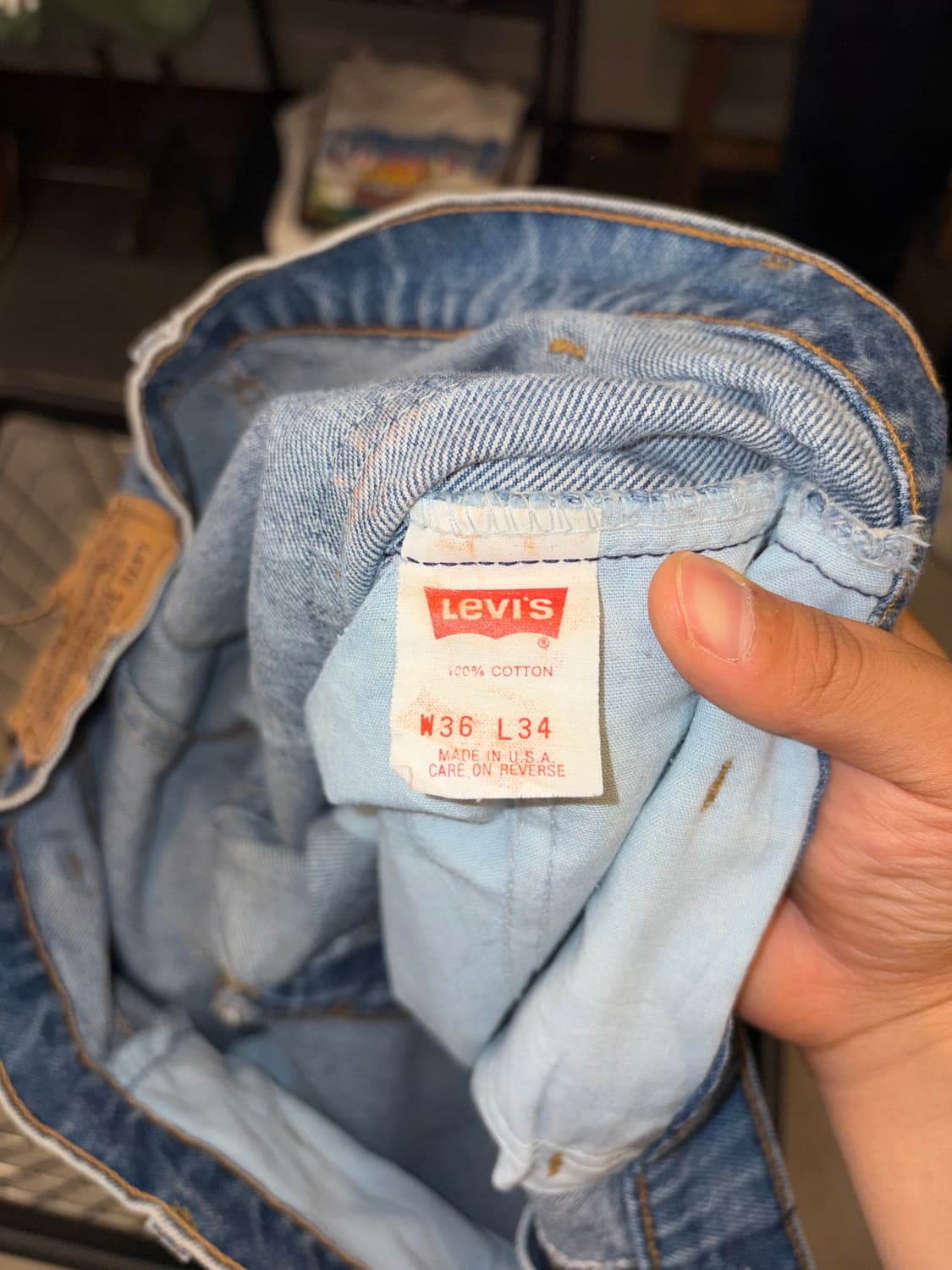 90’s Levi’s 517 USA flare denim pants 상품이미지10